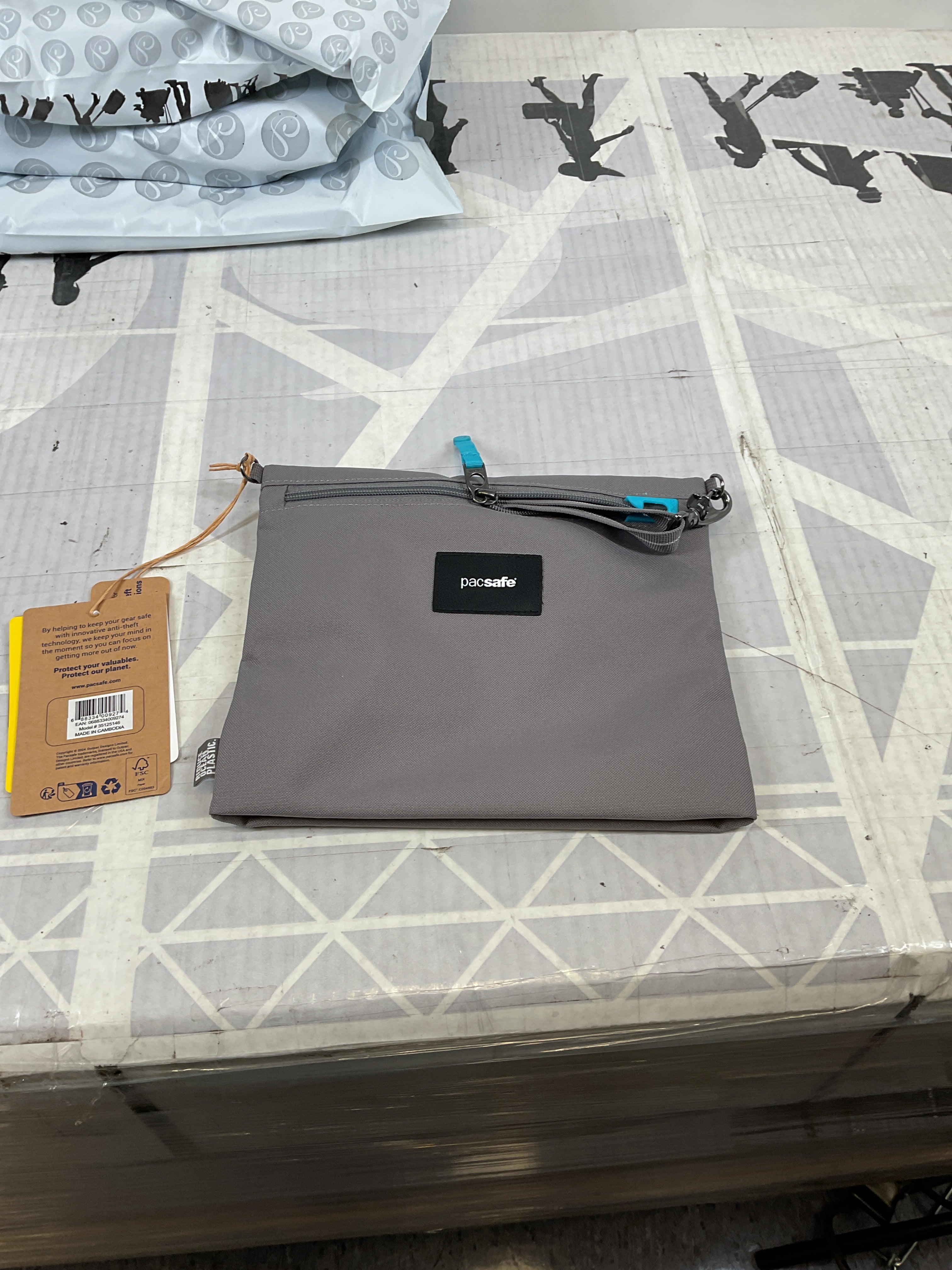 Pacsafe GO Anti Theft Crossbody Pouch ( Stone , One Size ) Stone One Size U2