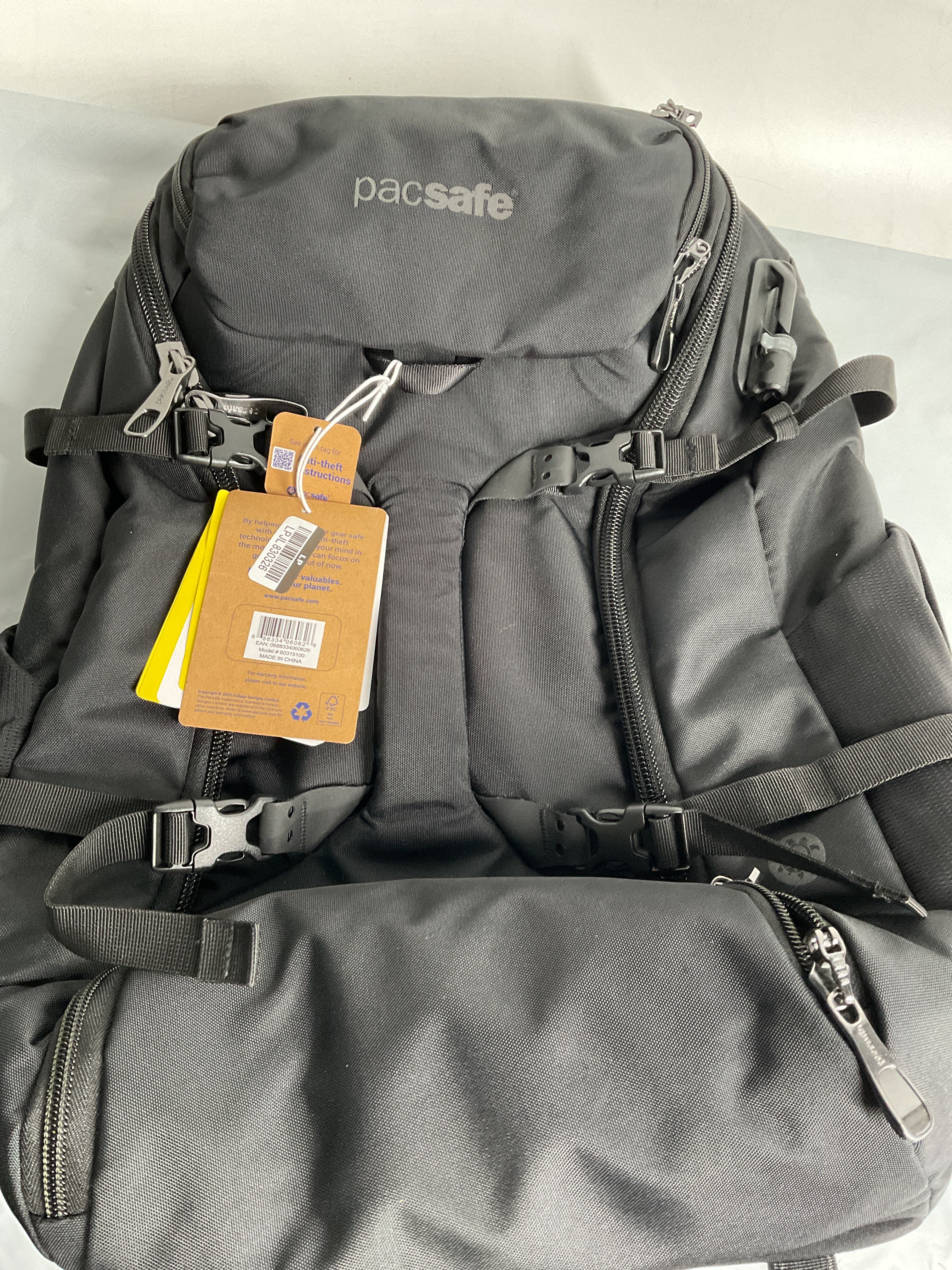 Pacsafe EXP35 Travel Backpack ( Black , One Size ) Black One Size U1