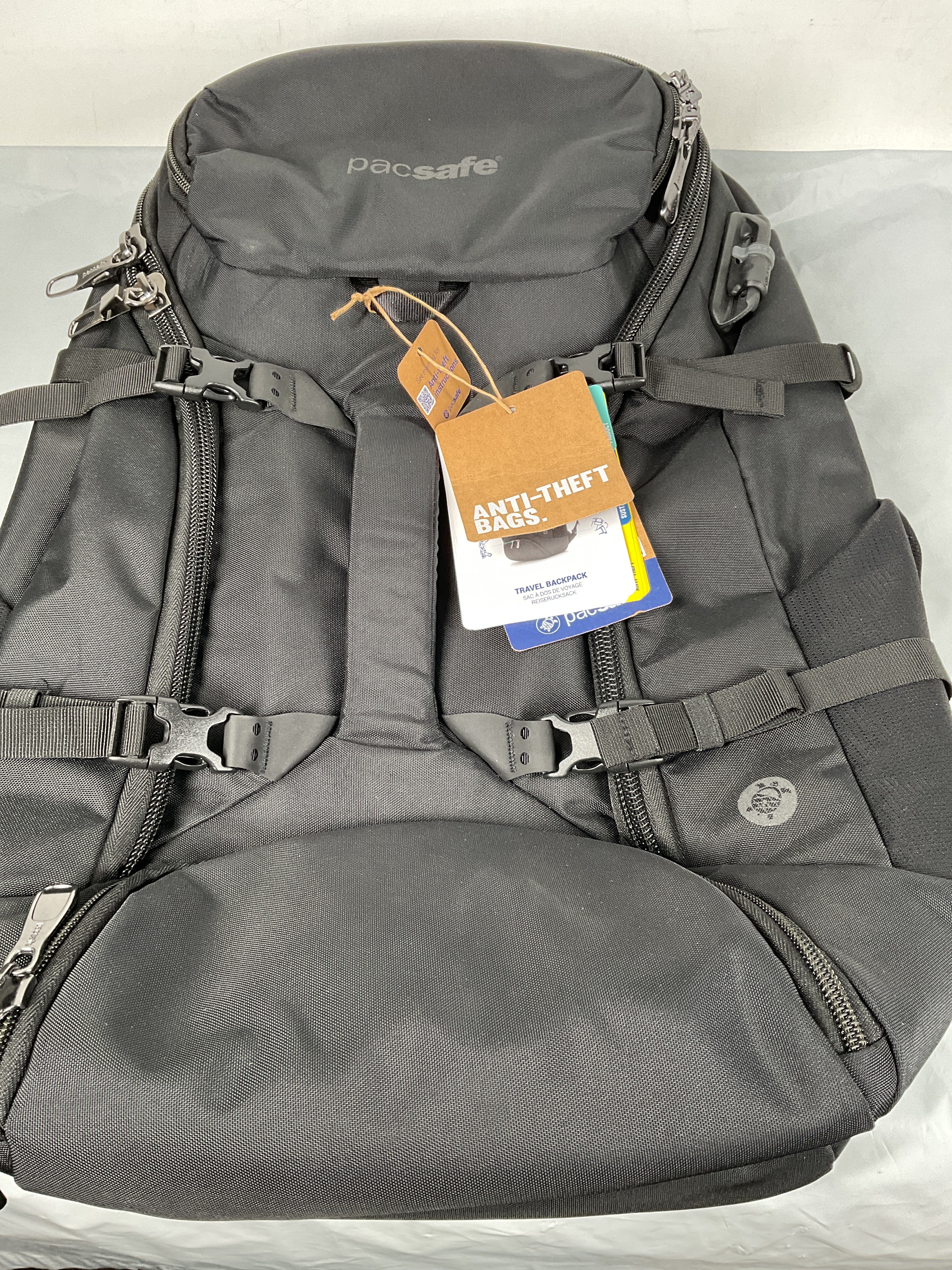 Pacsafe EXP35 Travel Backpack ( Black , One Size ) Black One Size U3