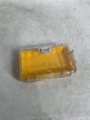 Pelican 1040 Micro Case - for iPhone, Cell Phone, GoPro, Camera, and More ( Yellow/Clear , 1040 ) Yellow/Clear 1040 U1
