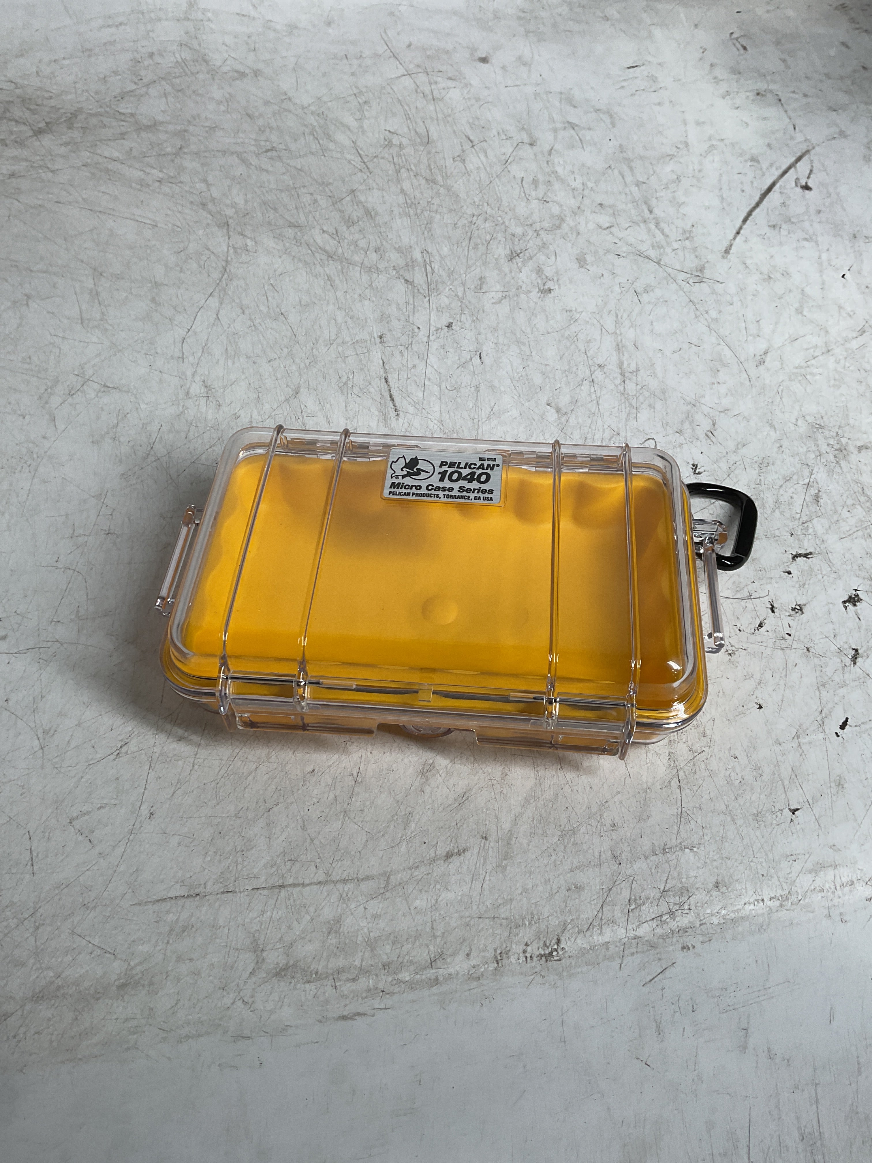 Pelican 1050 Micro Case ( Yellow/Clear , One Size ) Yellow/Clear One Size U1