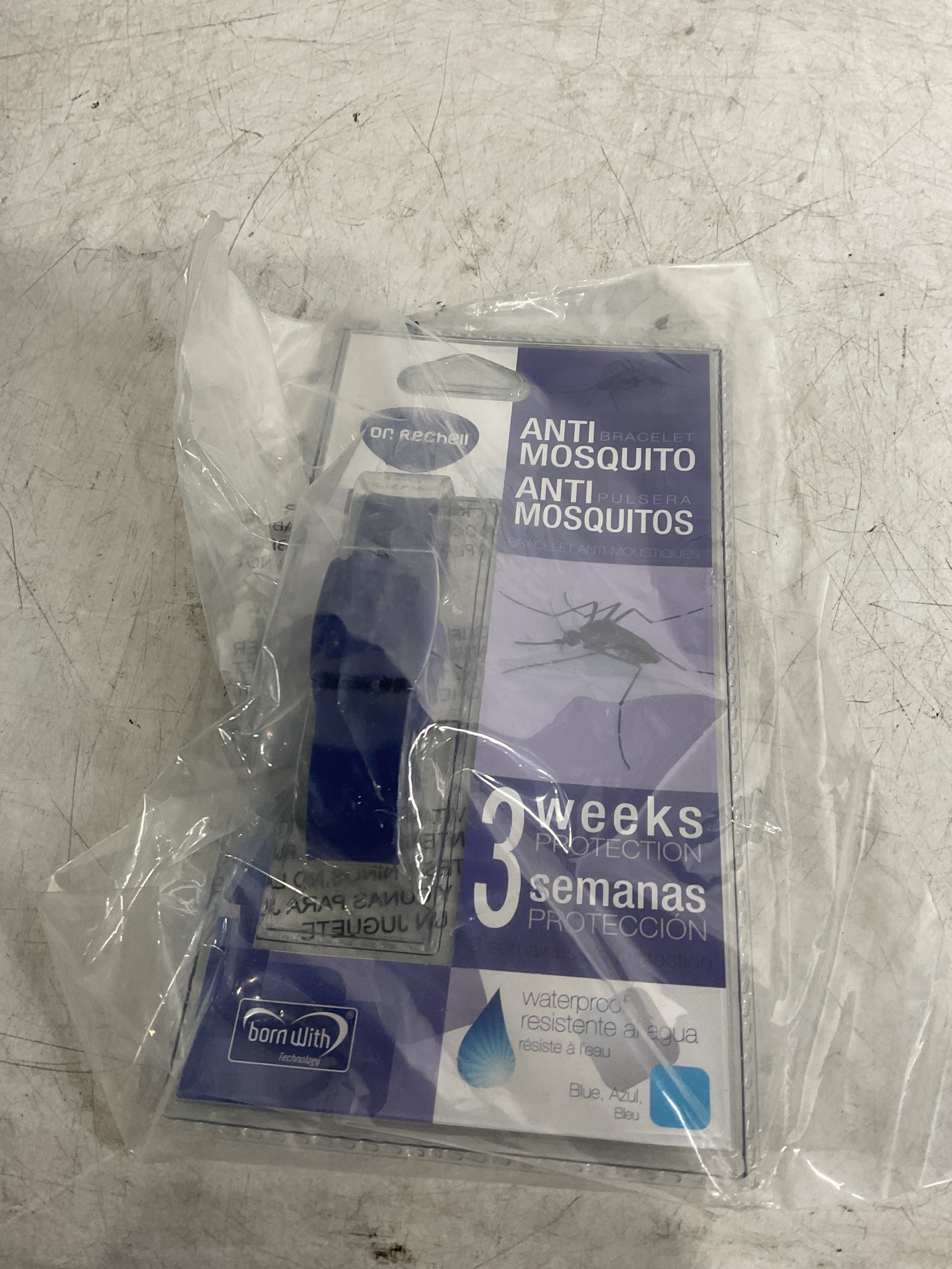 ALZOO Dr. Rechell Anti-Mosquito Bracelet ( Black , 1-Pack ) Black 1 Pack U2