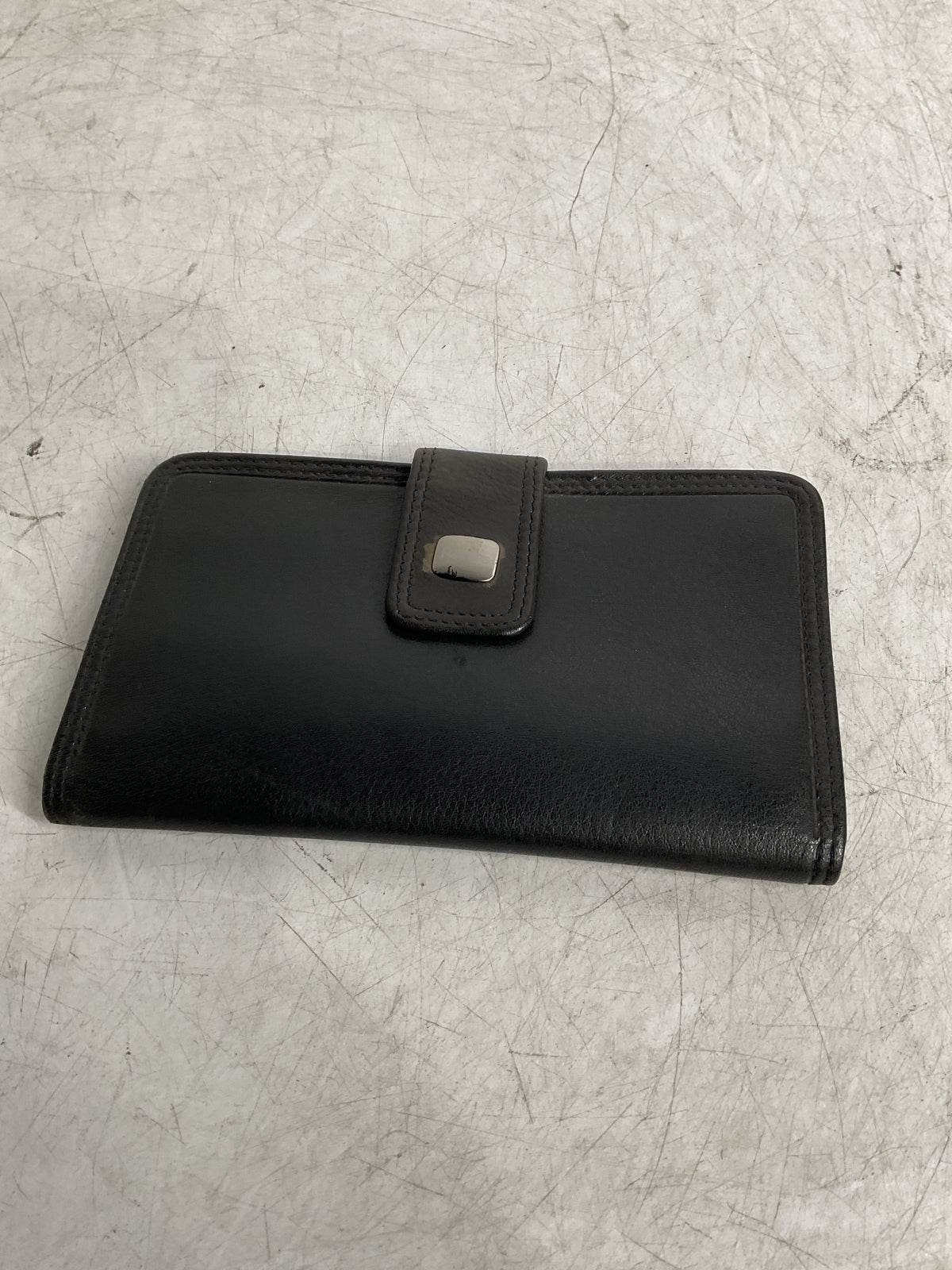 Rolf Fahrion Large Clutch Genuine Leather/canvas Bi-fold wallet U1