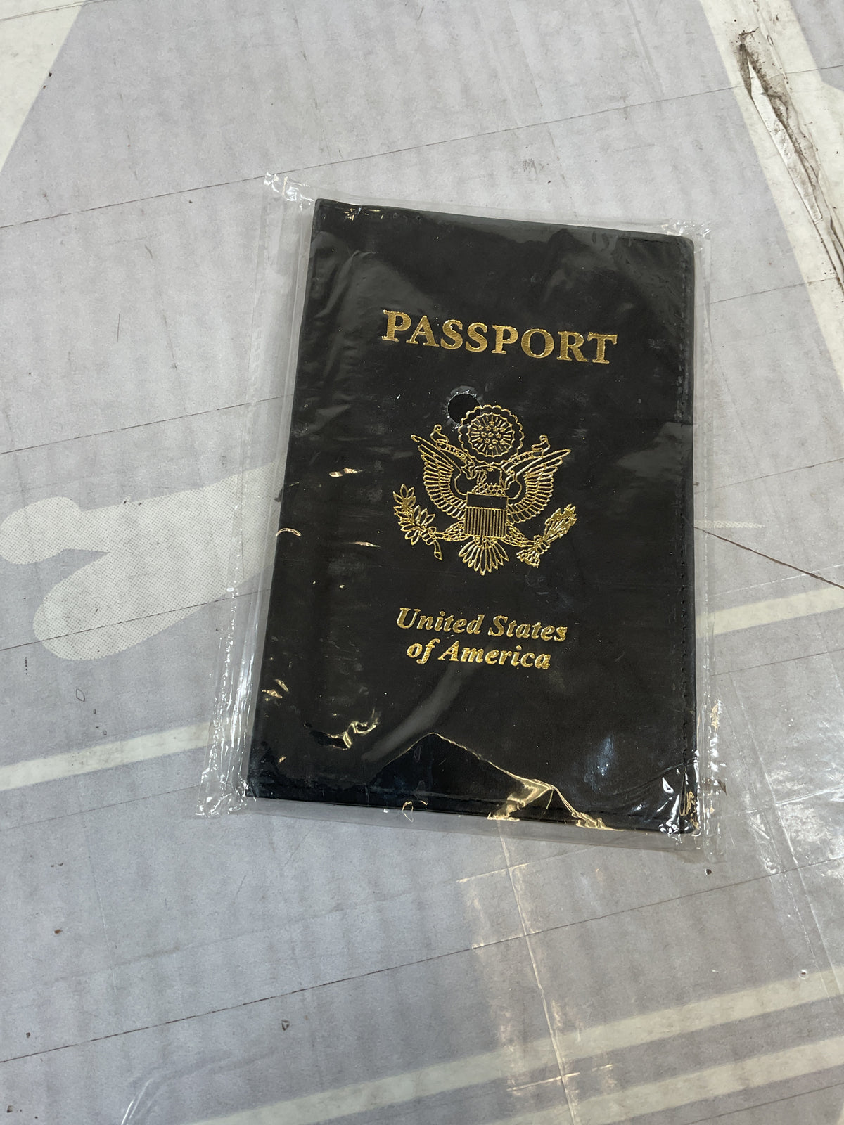 Black Passport Cover U1