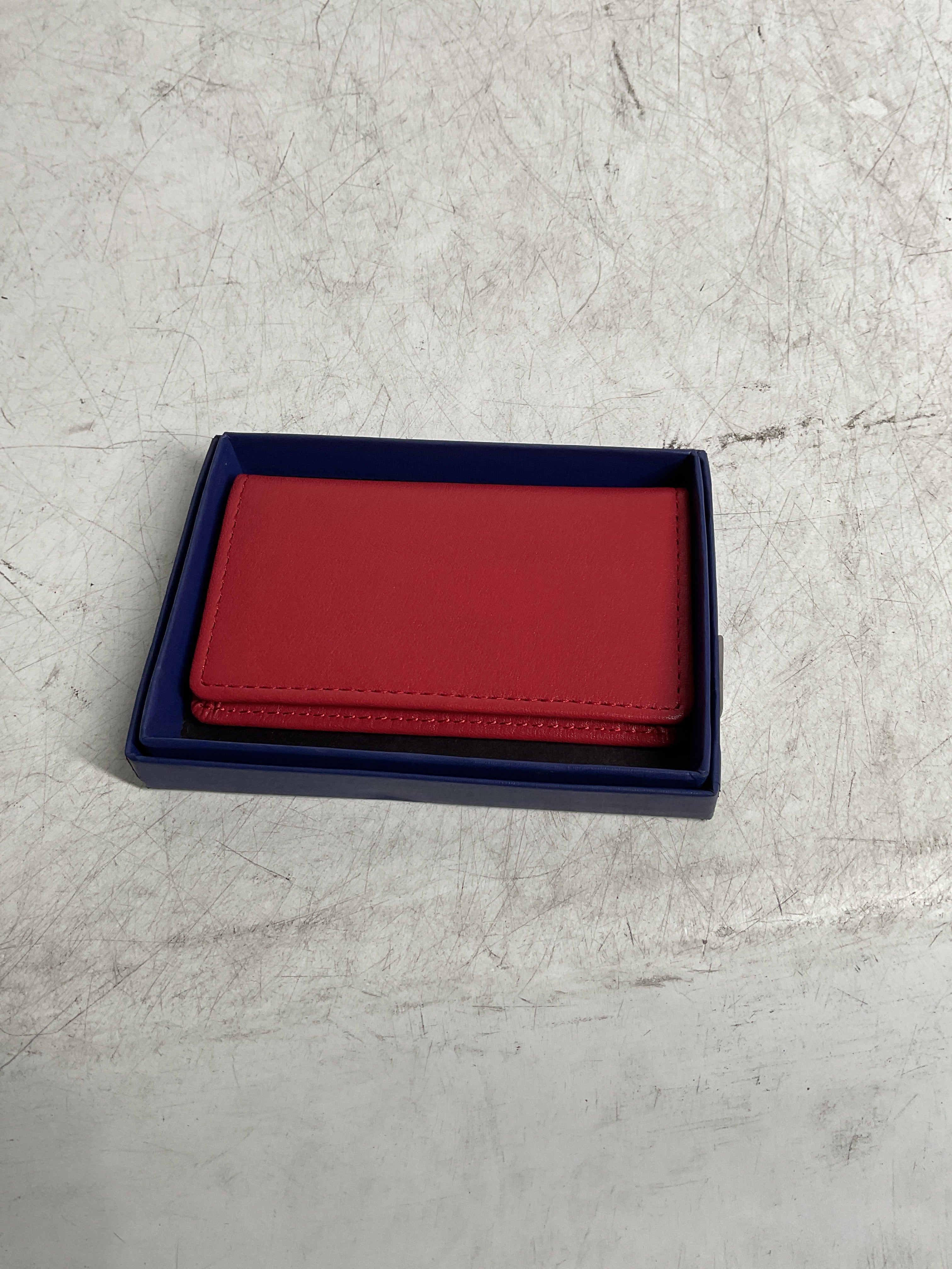 Royce Leather Business Card Case ( Red , One Size ) Red One Size U2
