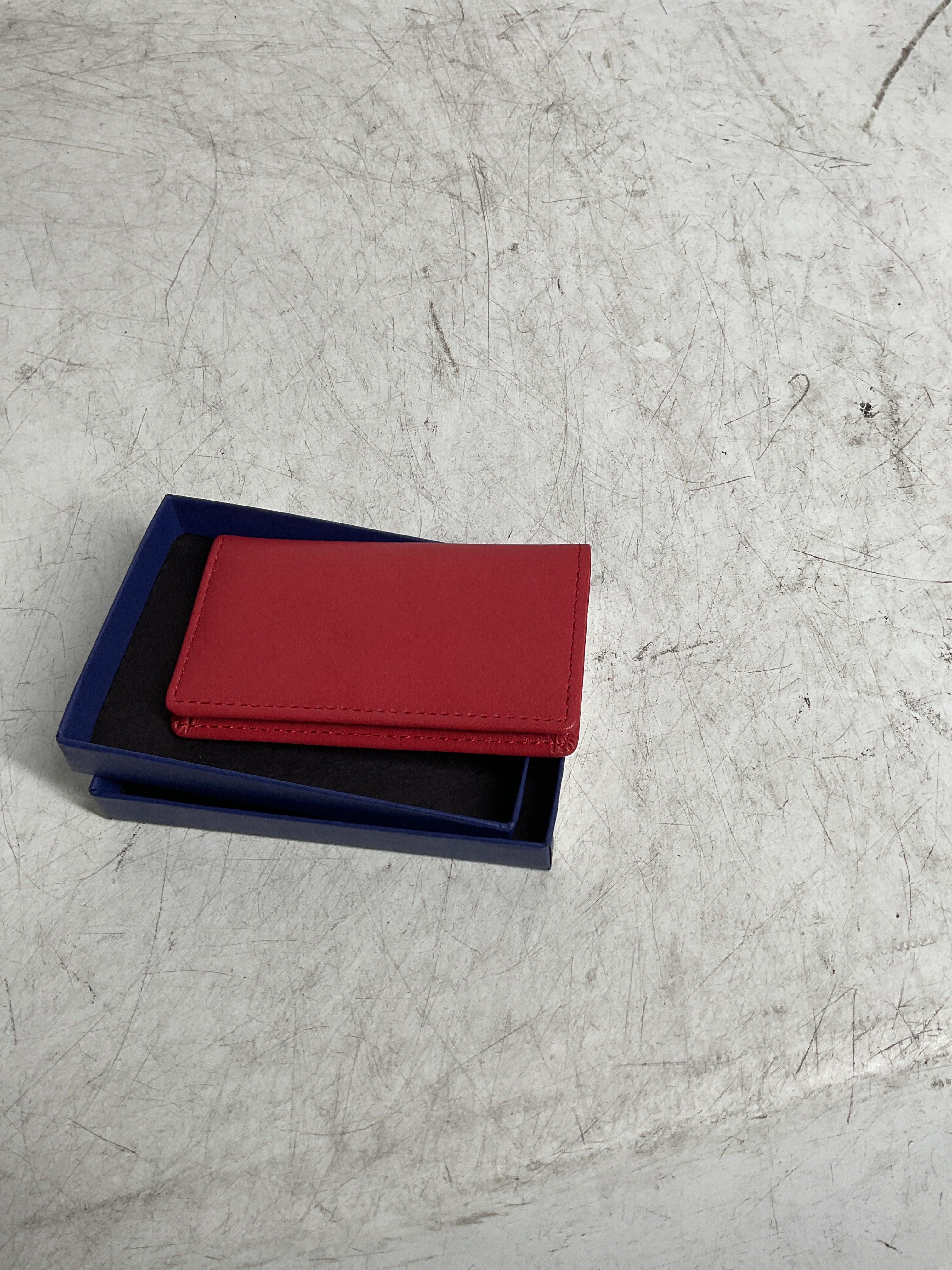 Royce Leather Business Card Case ( Red , One Size ) Red One Size U3