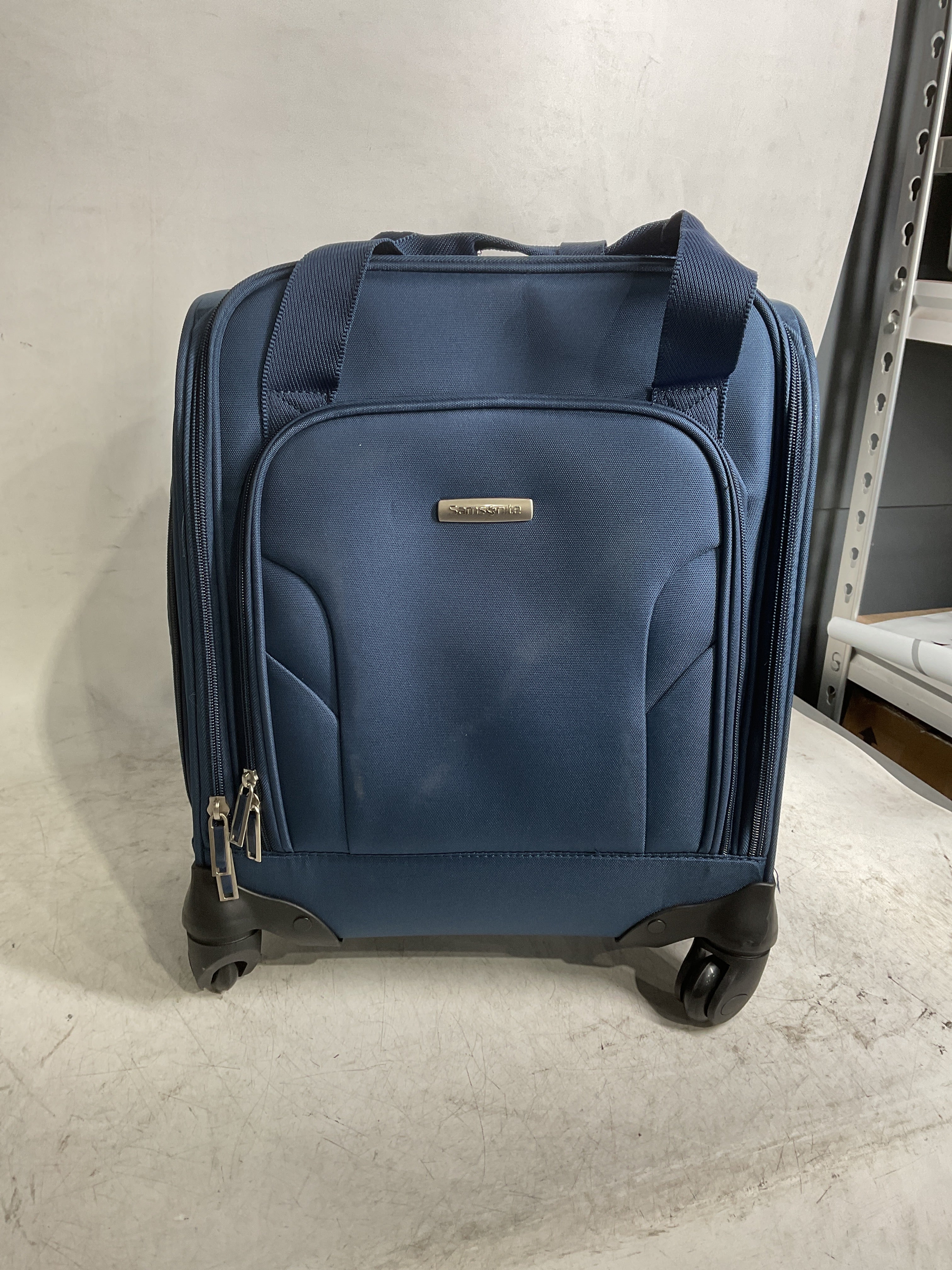 Samsonite Underseat Carry-On Spinner with USB Port ( Ocean , One Size ) Ocean One Size U5
