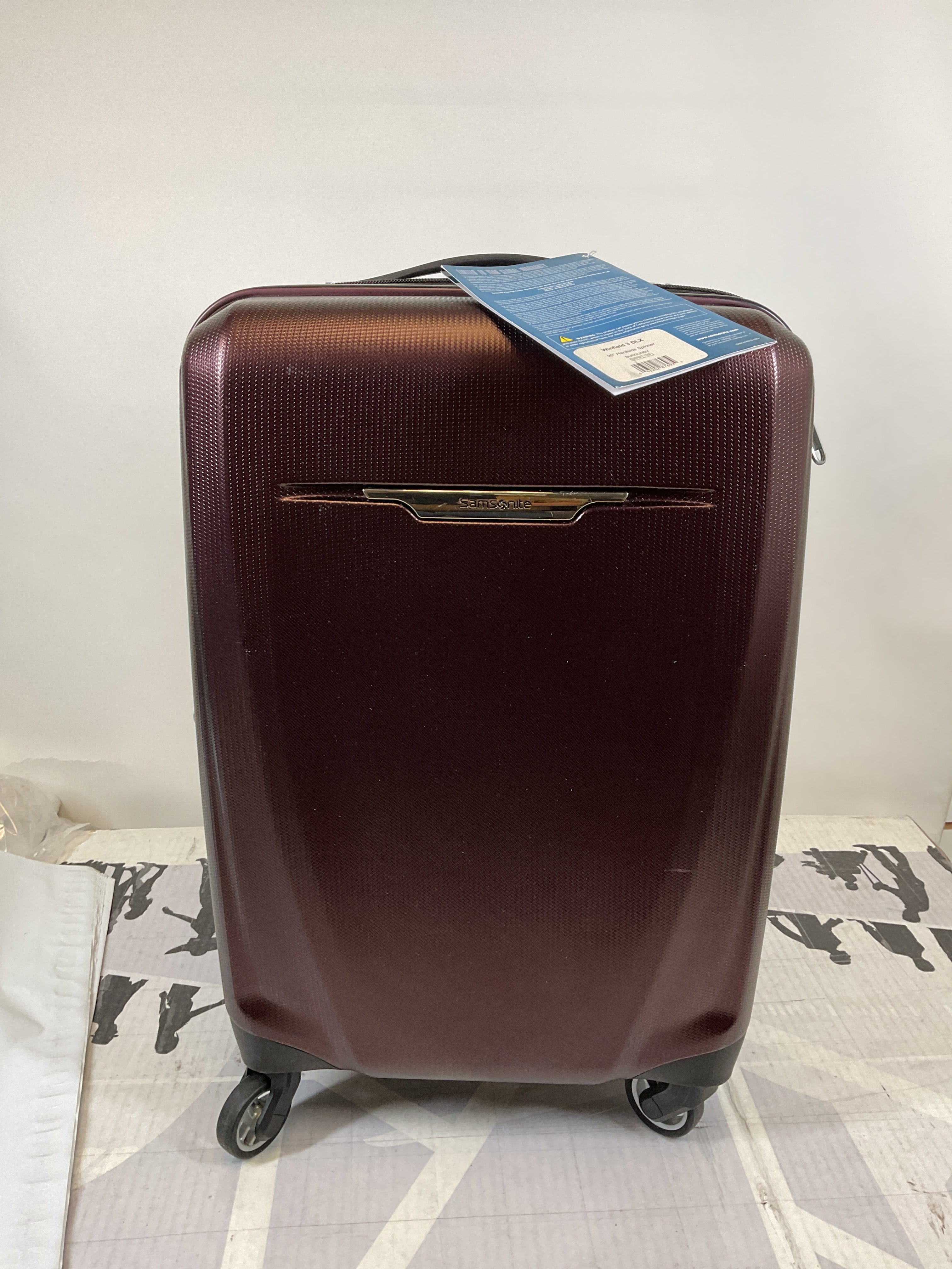 Samsonite Winfield 3 DLX Spinner ( Burgundy , Carry-On 20-Inch ) Burgundy Carry On 20 Inch U6