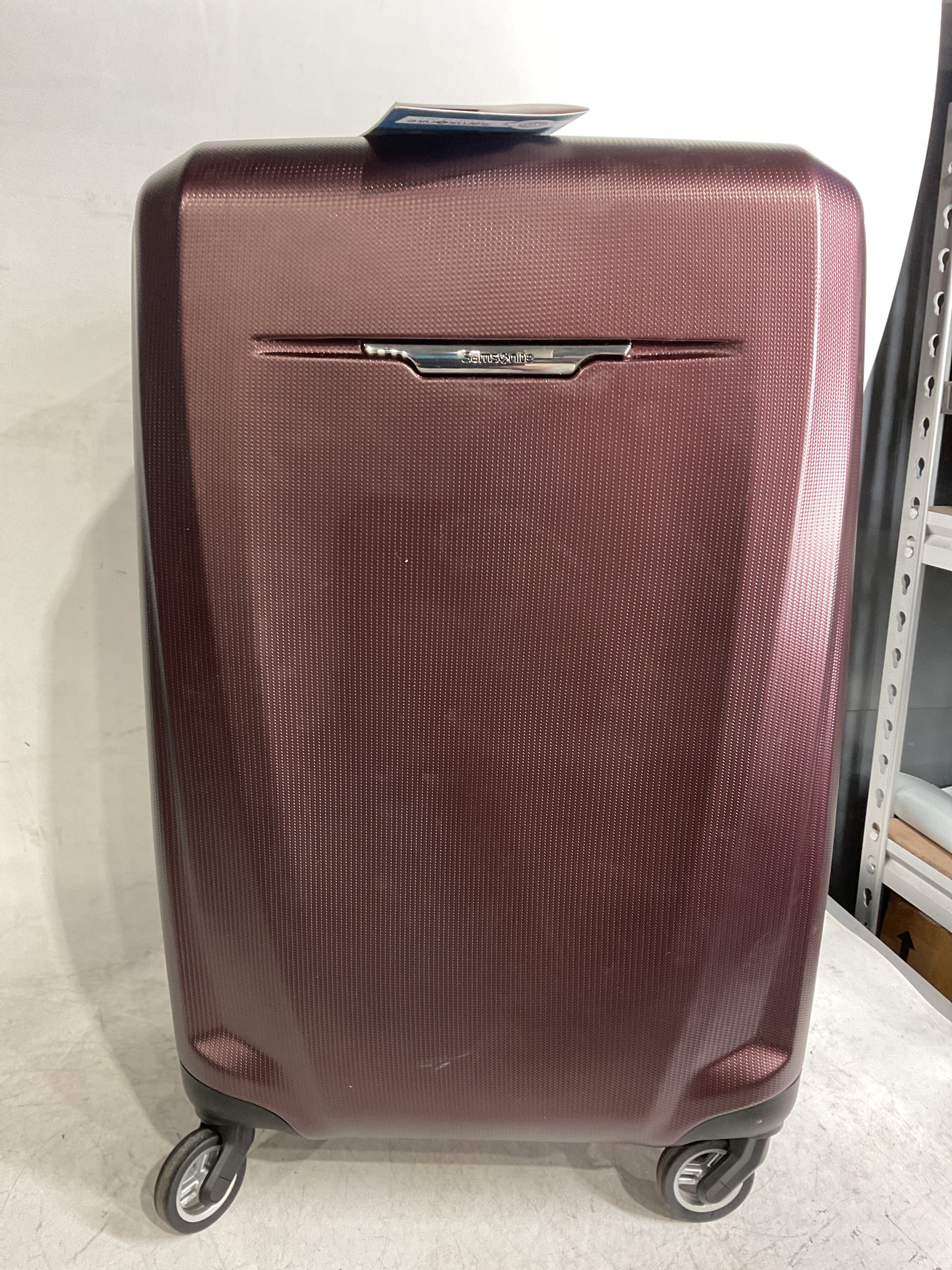 Samsonite Winfield 3 DLX Spinner ( Burgundy , Checked-Medium 25-Inch ) Burgundy Checked Medium 25 Inch U3