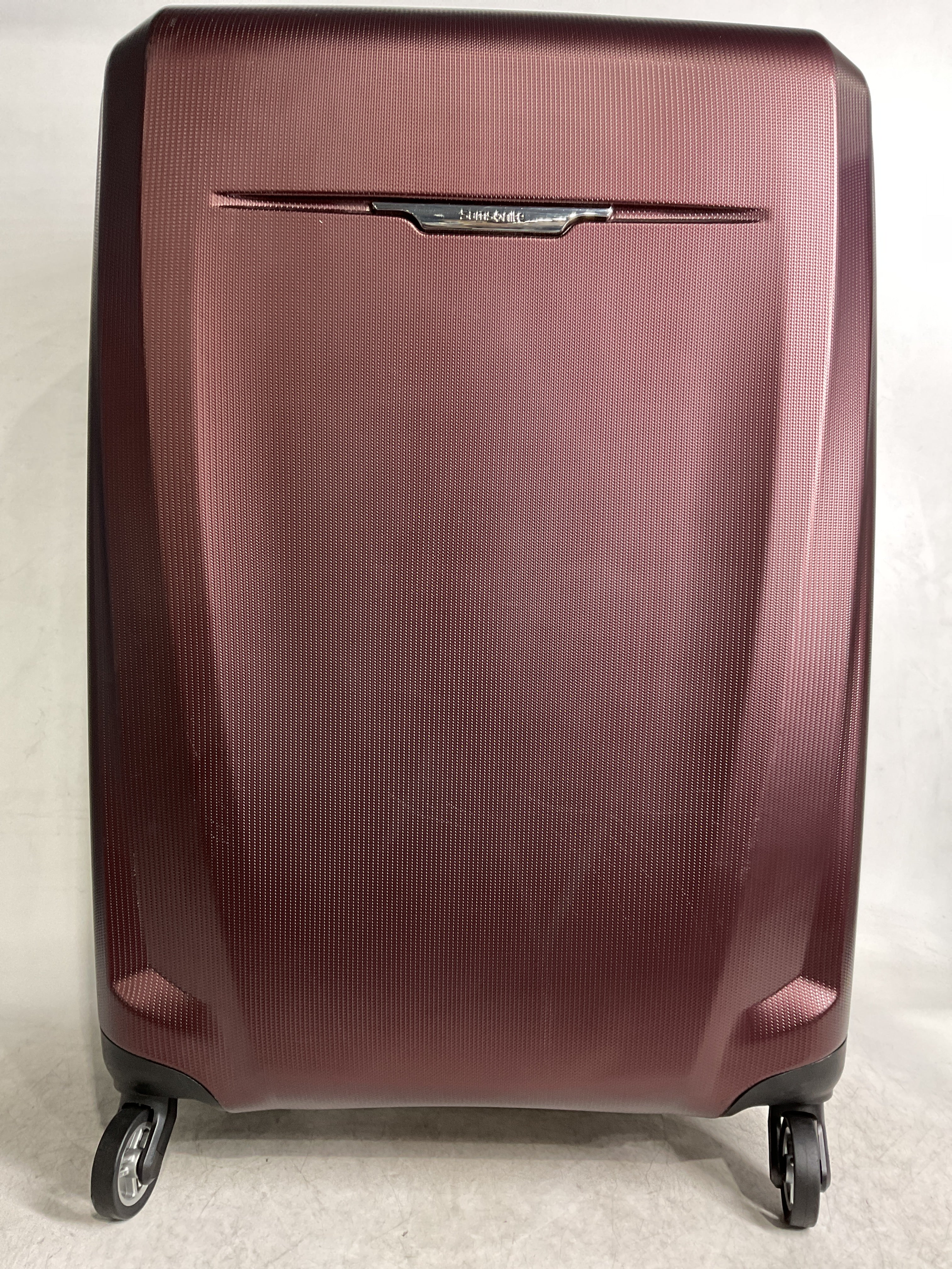 Samsonite Winfield 3 DLX Spinner ( Burgundy , Checked-Large 28-Inch ) Burgundy Checked Large 28 Inch U4