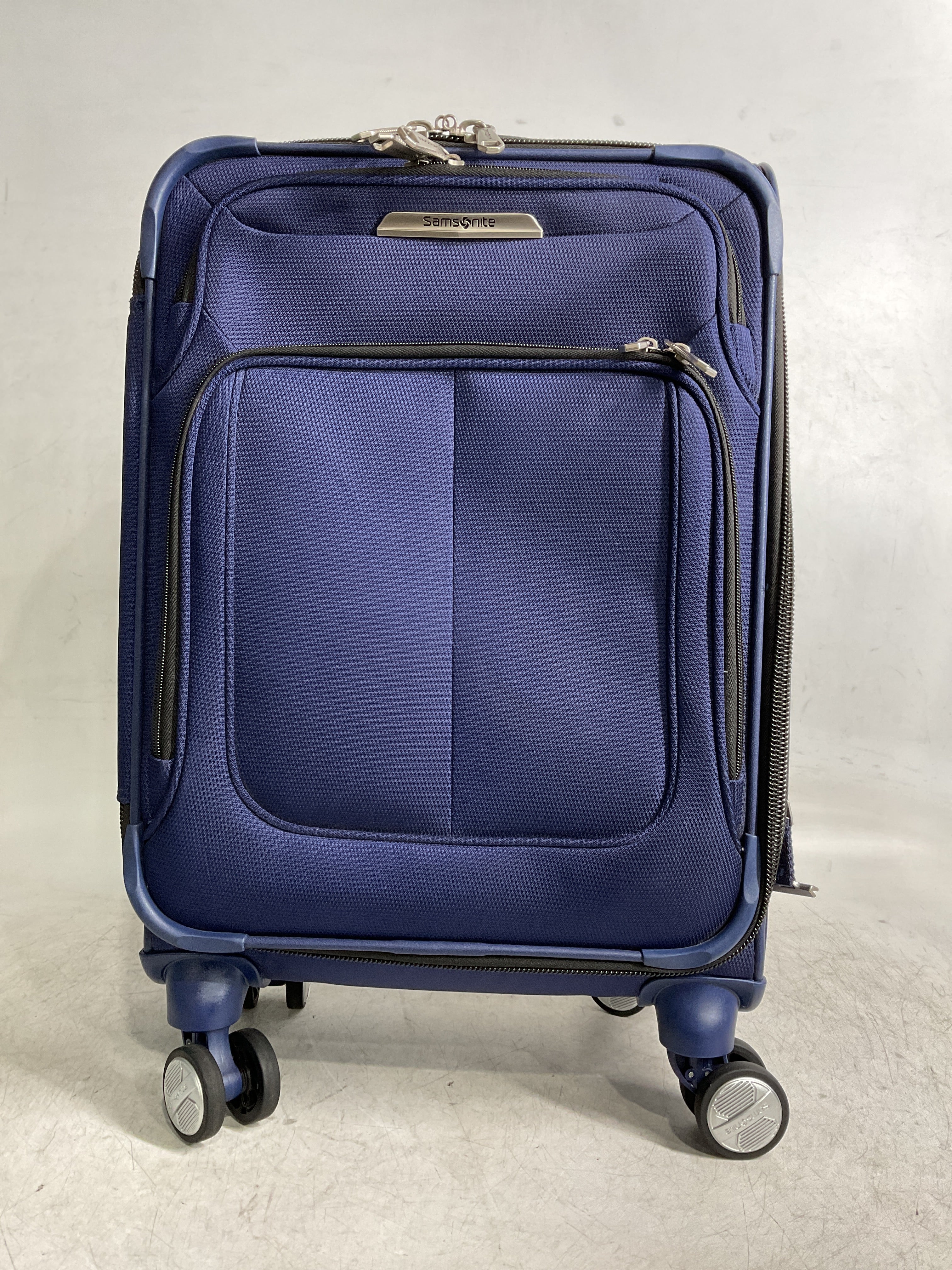 Samsonite SoLyte DLX Carry-On Expandable Spinner ( Iris Blue , Carry-On 20-Inch ) Iris Blue Carry On 20 Inch U4