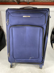 Samsonite SoLyte DLX 29-Inch Expandable Spinner Iris Blue Checked Large 29 Inch U1