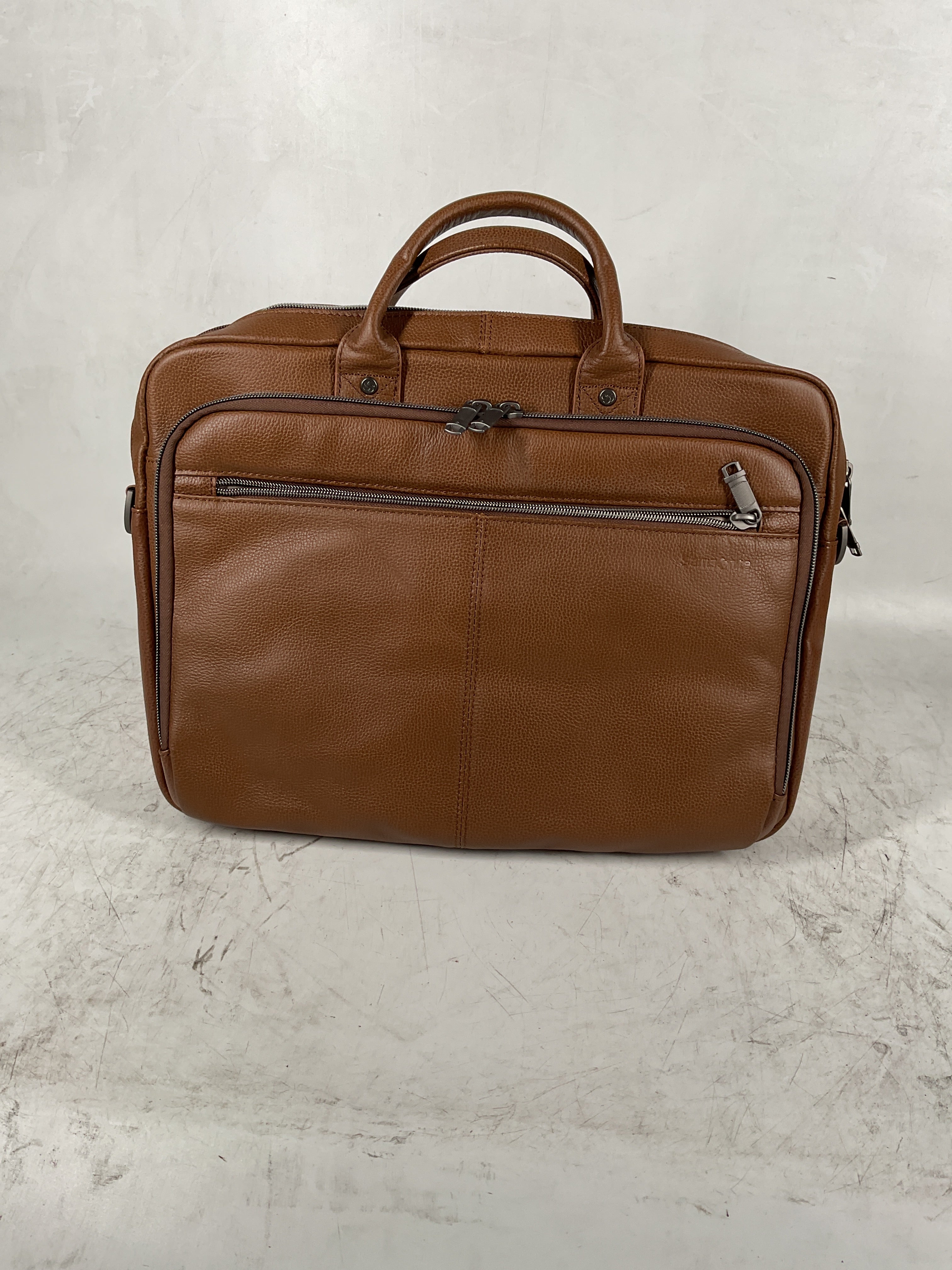 Samsonite Classic Leather Toploader Brown One Size U4
