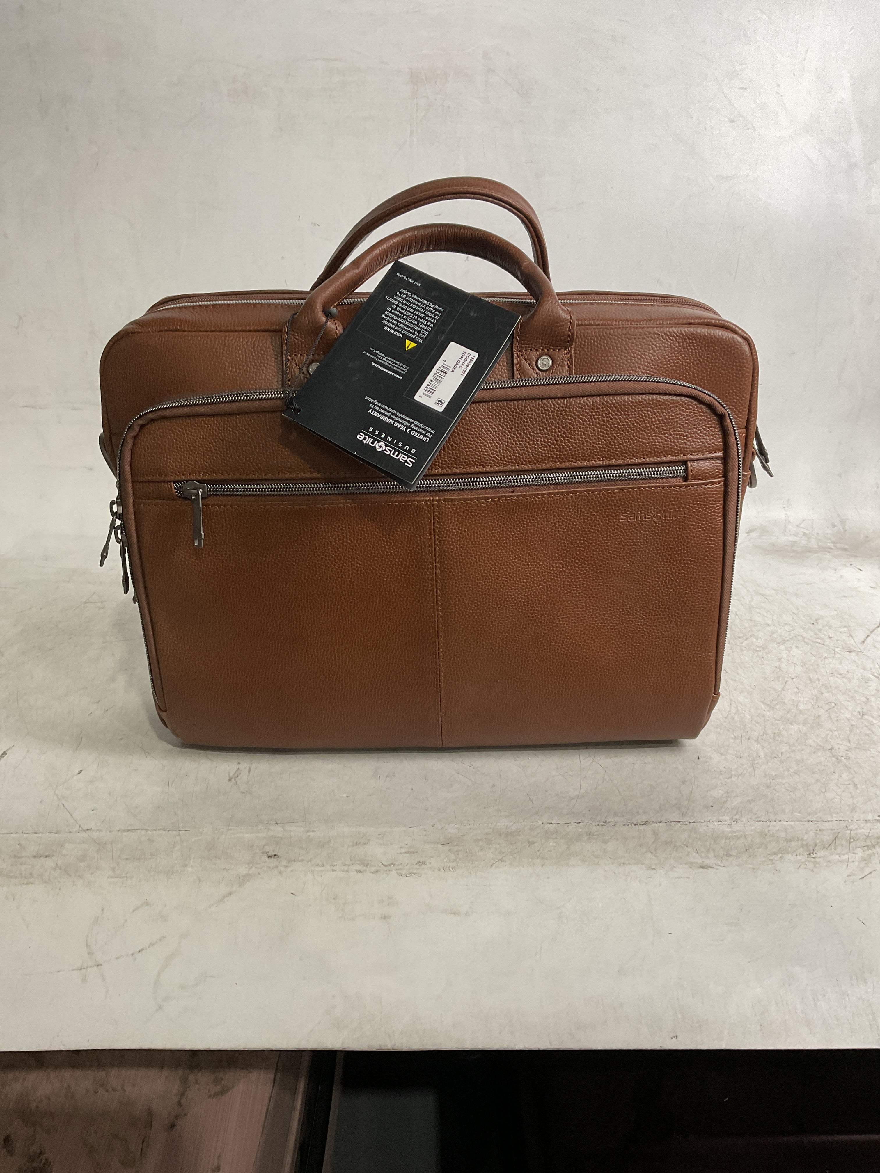 Samsonite Classic Leather Toploader ( Brown , One Size ) Brown One Size U8