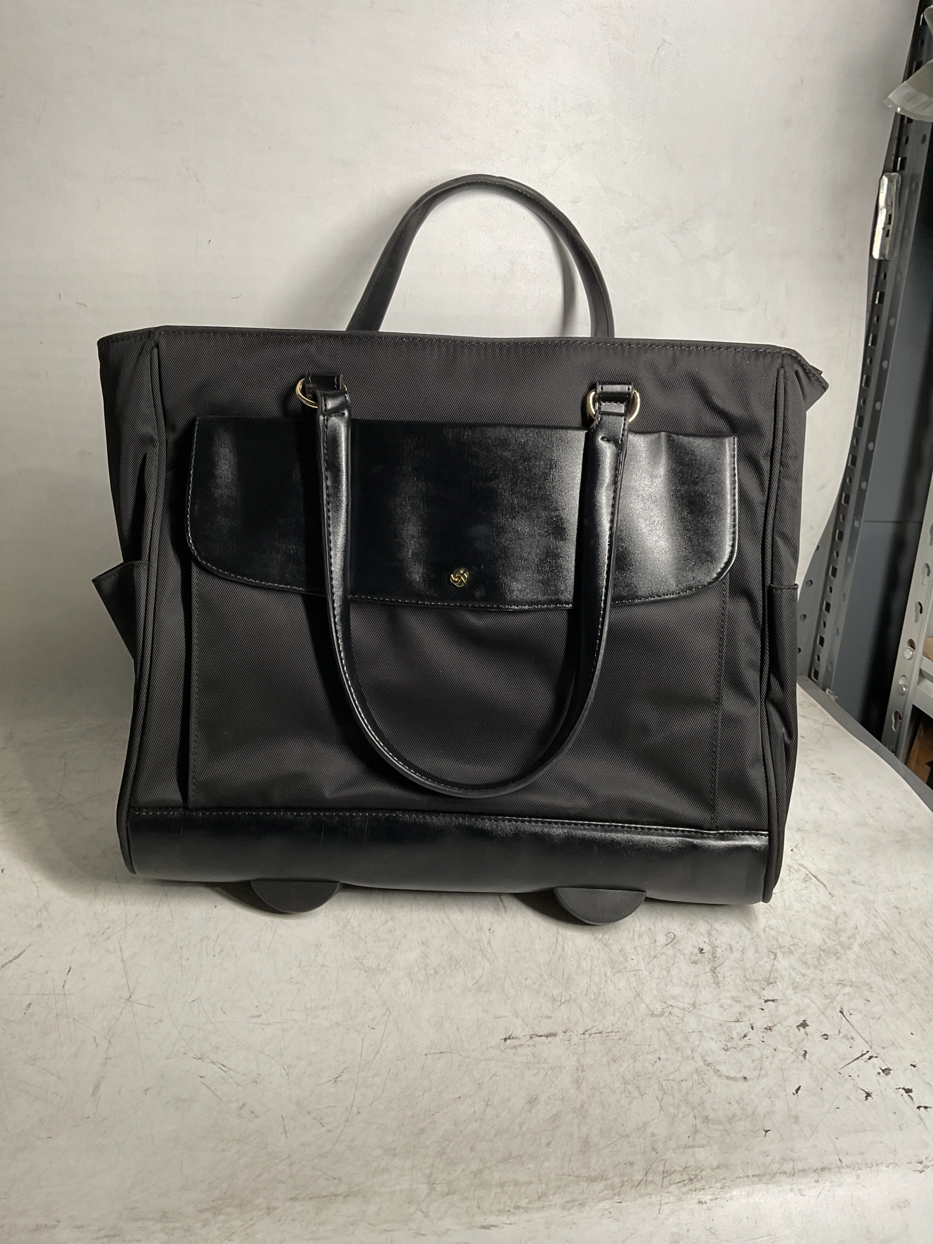 Samsonite Women's Mobile Solution Business ( Black , Upright Wheeled Carryall ) Black Upright Wheeled Carryall U7