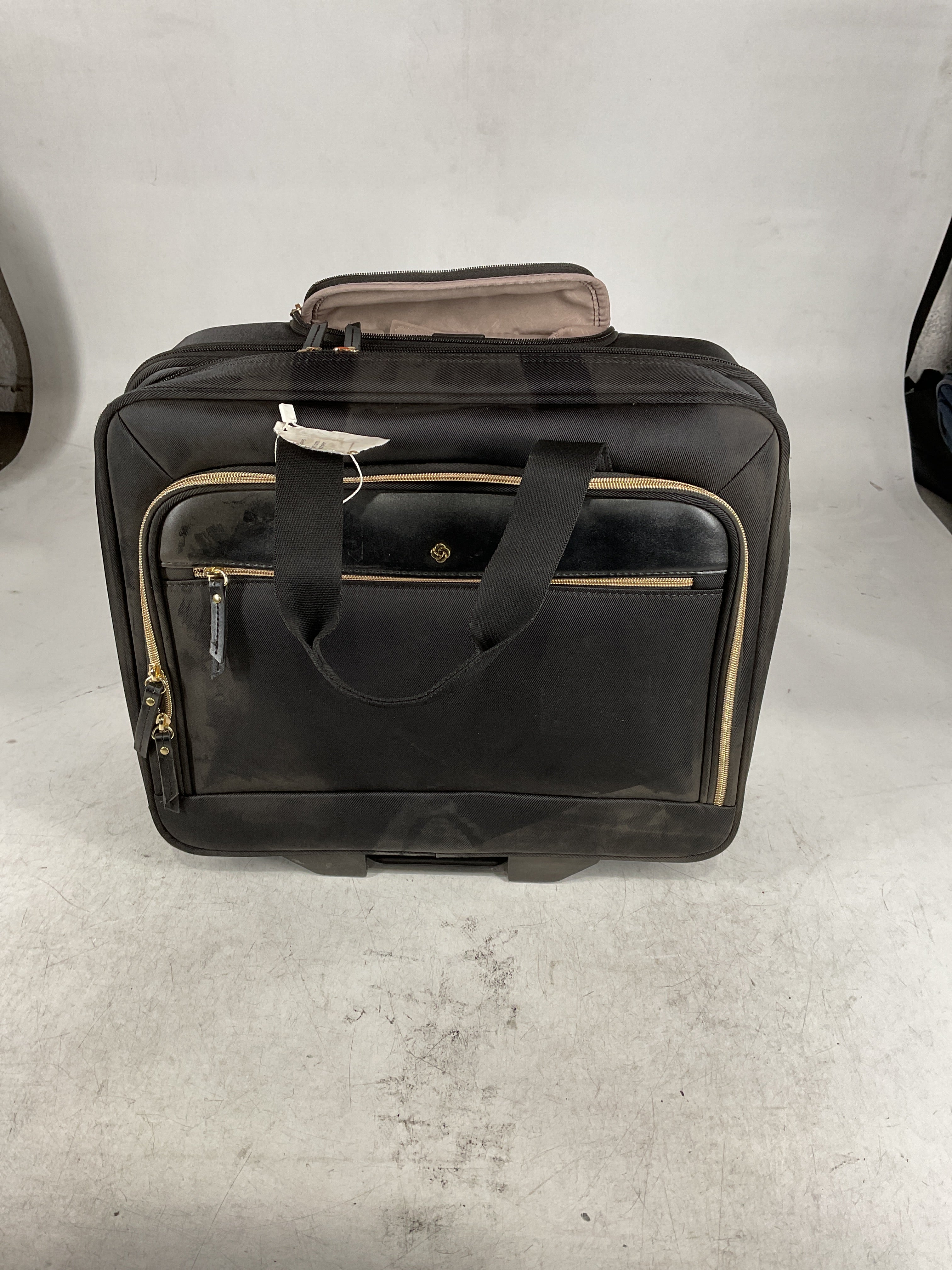 Samsonite Women's Mobile Solution Business Black Upright Wheeled Mobile Office U7