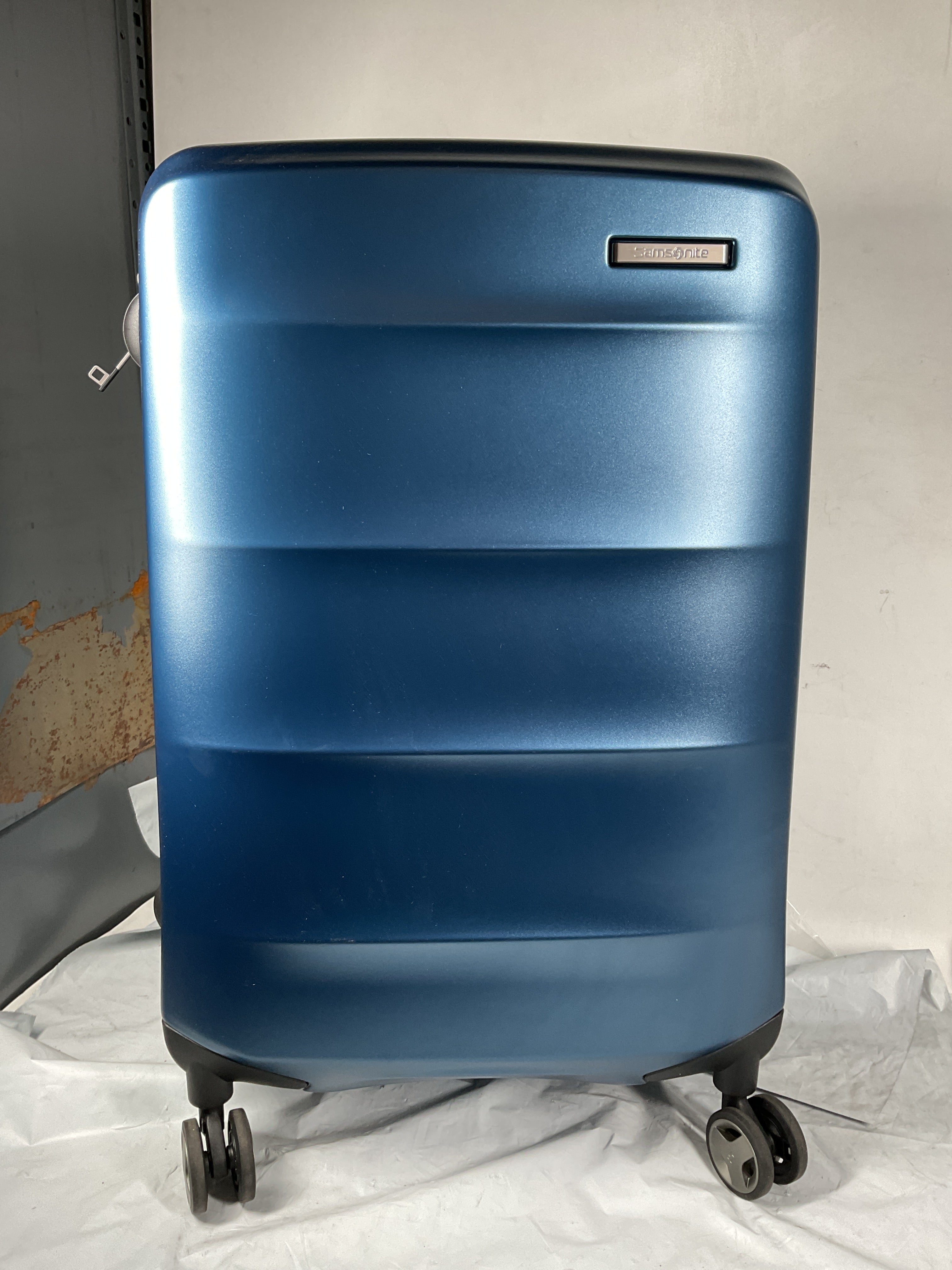 Samsonite Octiv Hardside Spinner ( Blue Denim , Check-Medium 24 ) Blue Denim Check Medium 24 U4