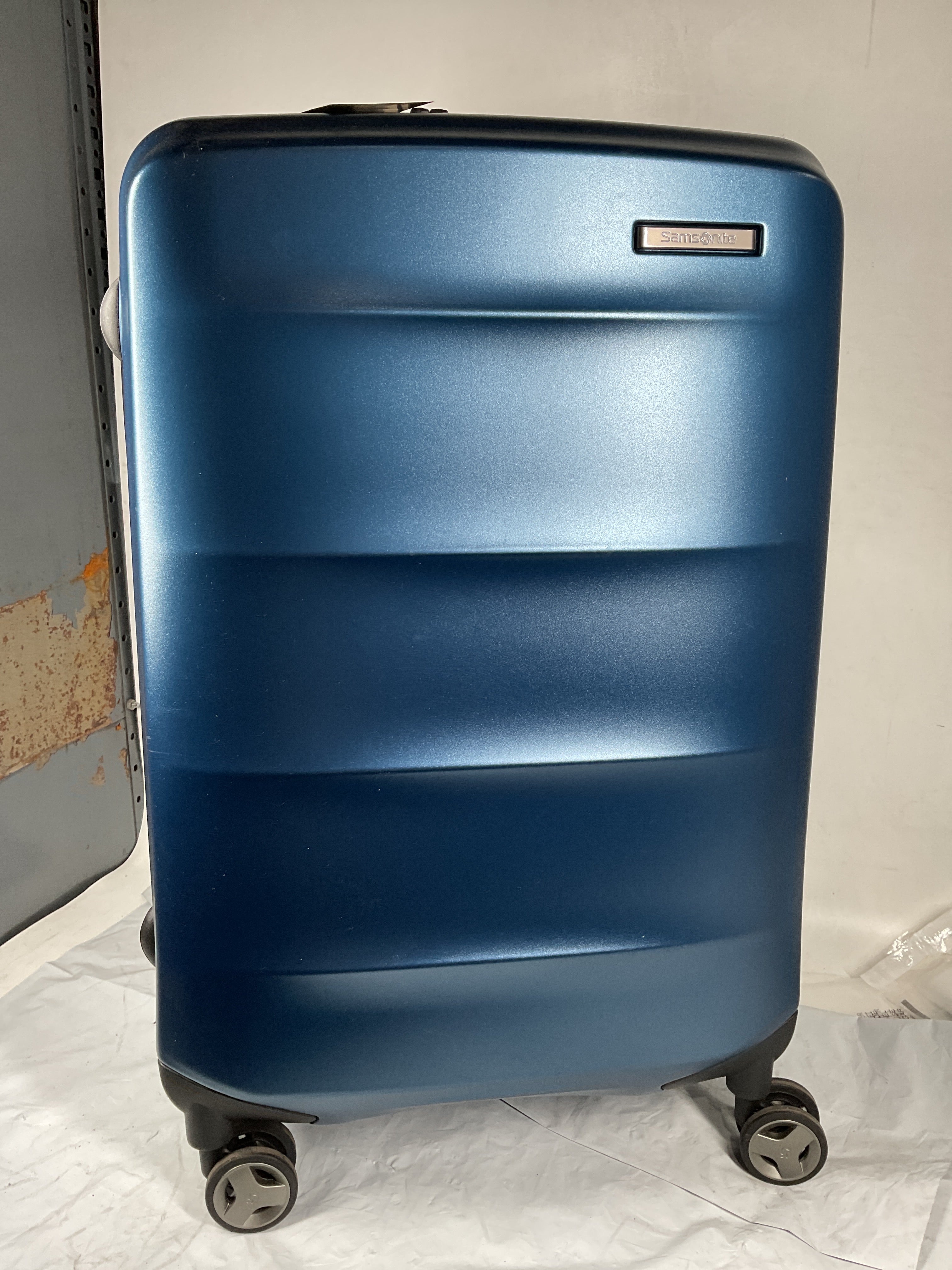 Samsonite Octiv Hardside Spinner ( Blue Denim , Check-Medium 24 ) Blue Denim Check Medium 24 U6