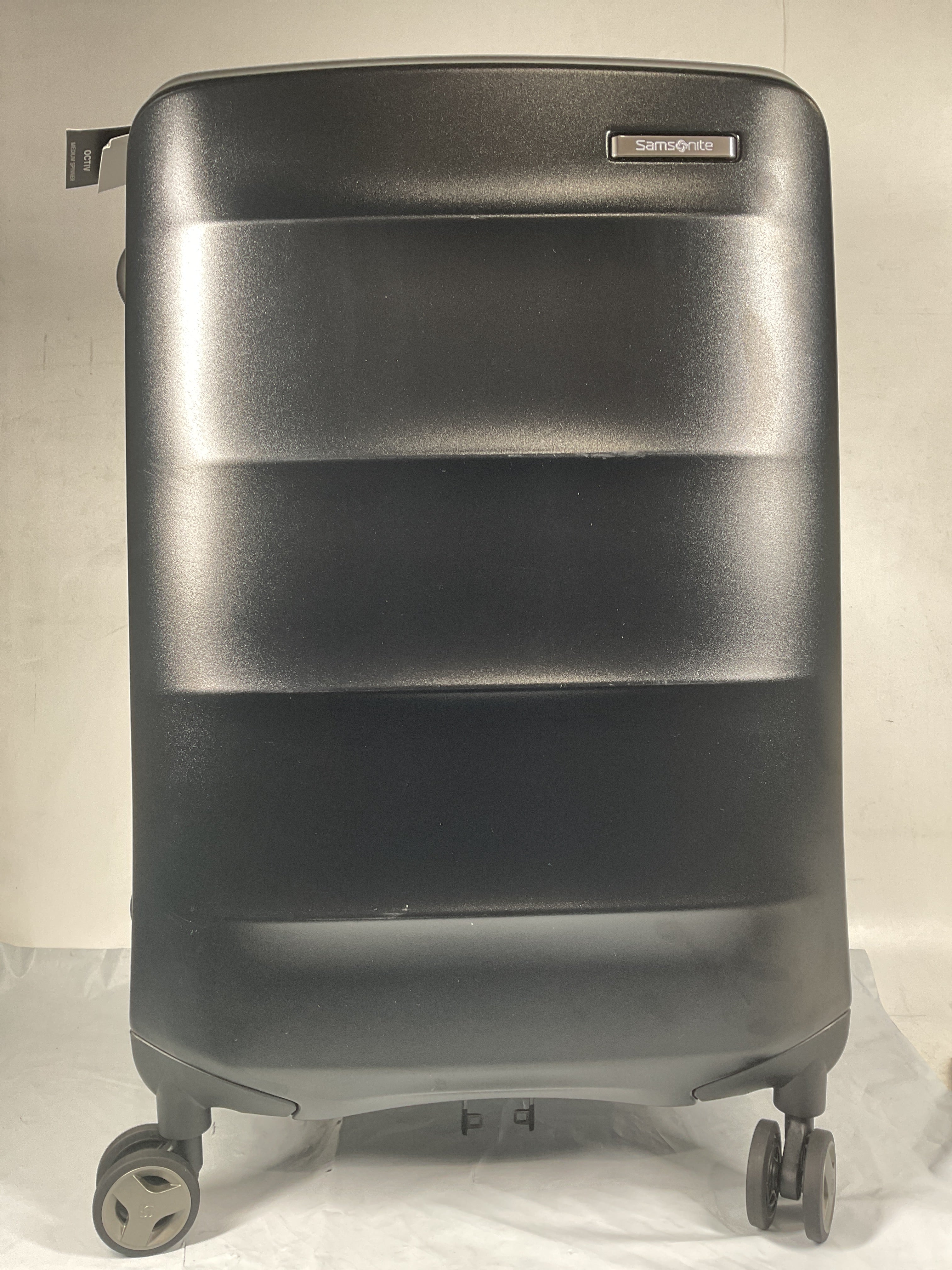 Samsonite Octiv Hardside Spinner ( Stealth Black , Check-Medium 24 ) Stealth Black Check Medium 24 U4