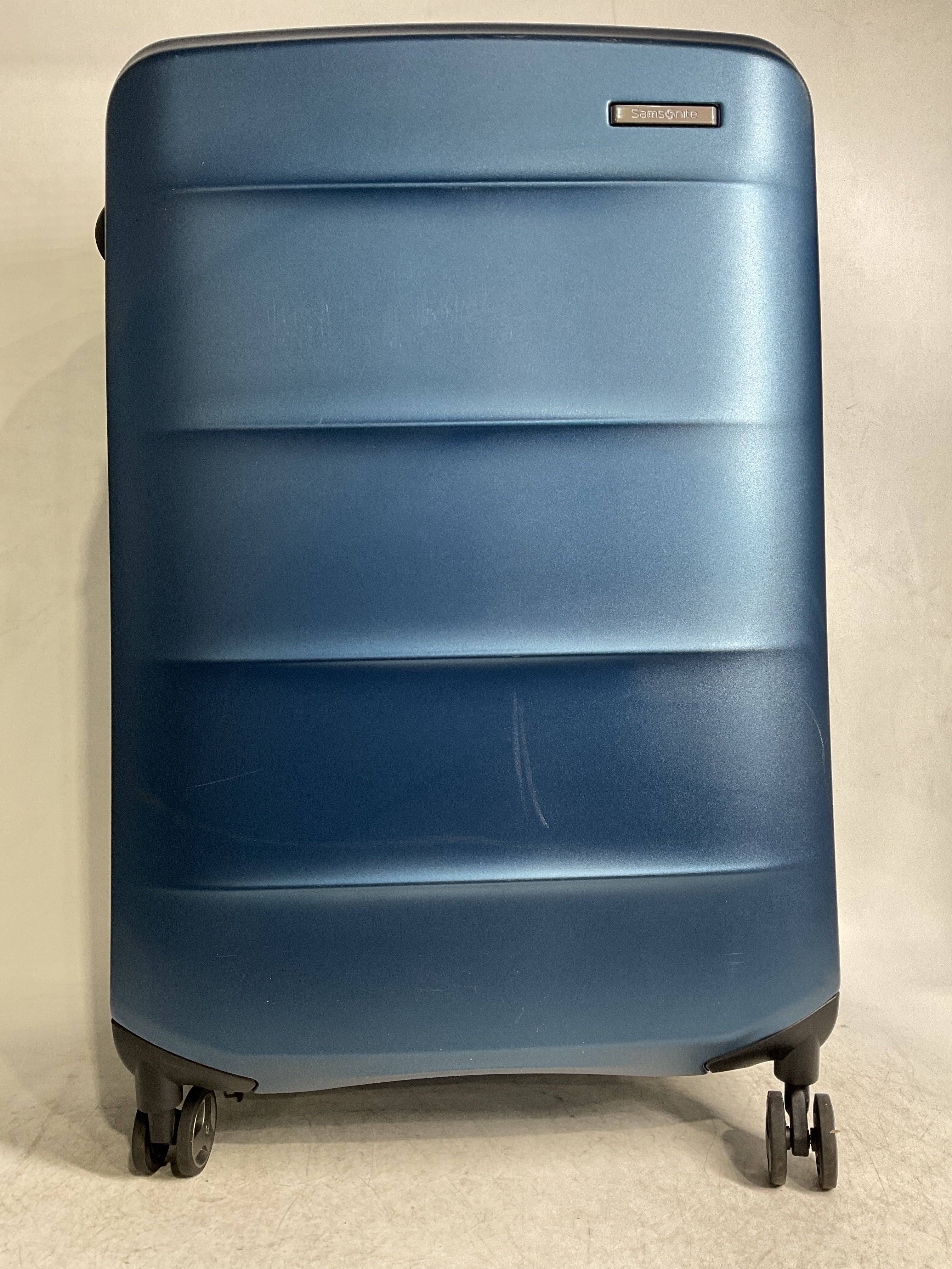 Samsonite Octiv Hardside Spinner ( Blue Denim , Check-Large 28 ) Blue Denim Check Large 28 U13