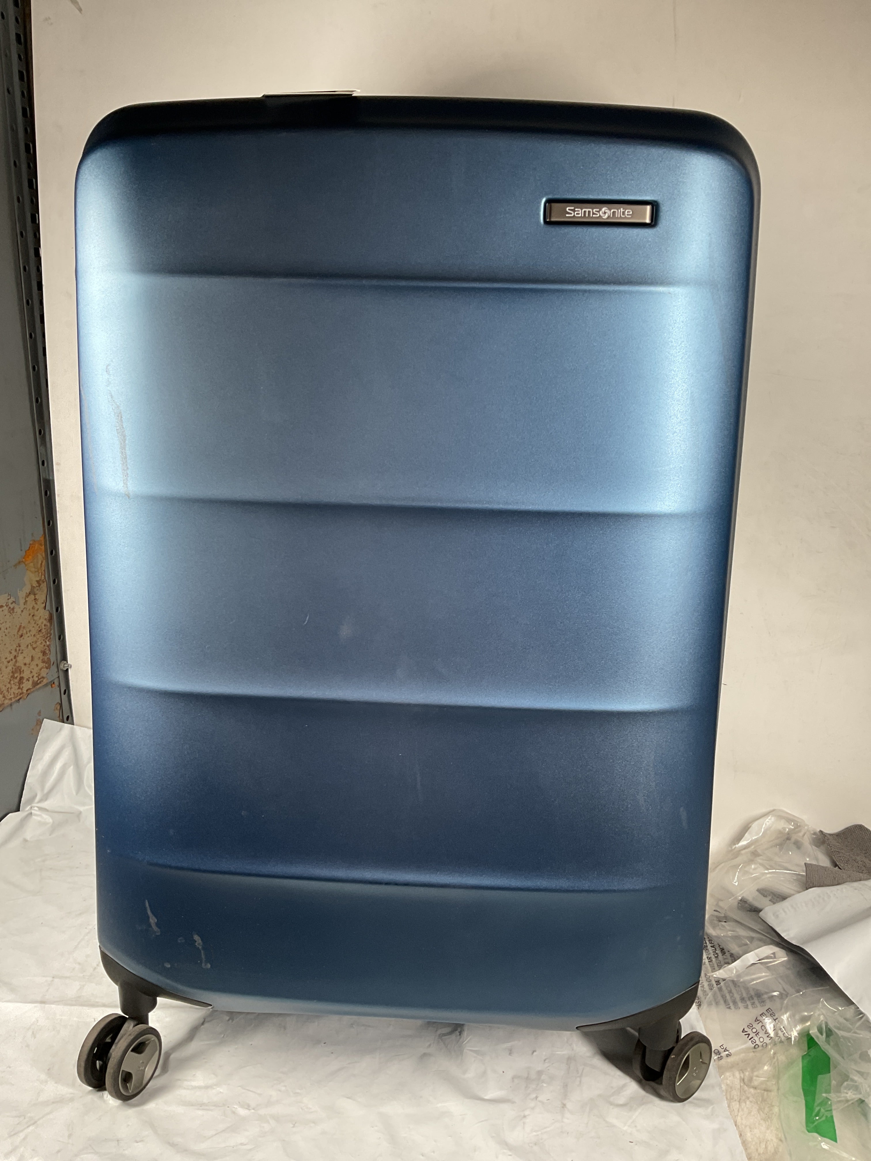 Samsonite Octiv Hardside Spinner ( Blue Denim , Check-Large 28 ) Blue Denim Check Large 28 U17