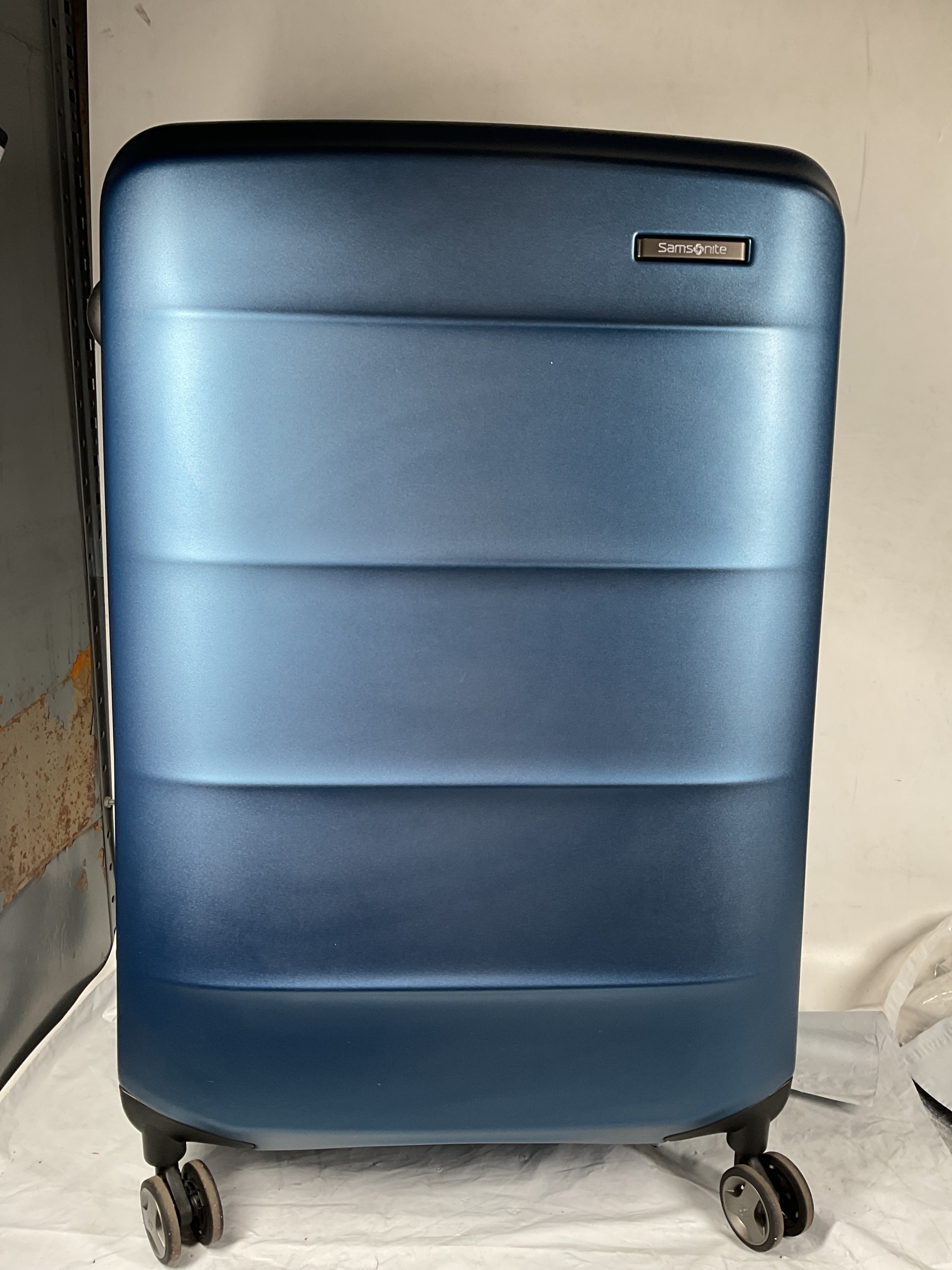 Samsonite Octiv Hardside Spinner ( Blue Denim , Check-Large 28 ) Blue Denim Check Large 28 U18