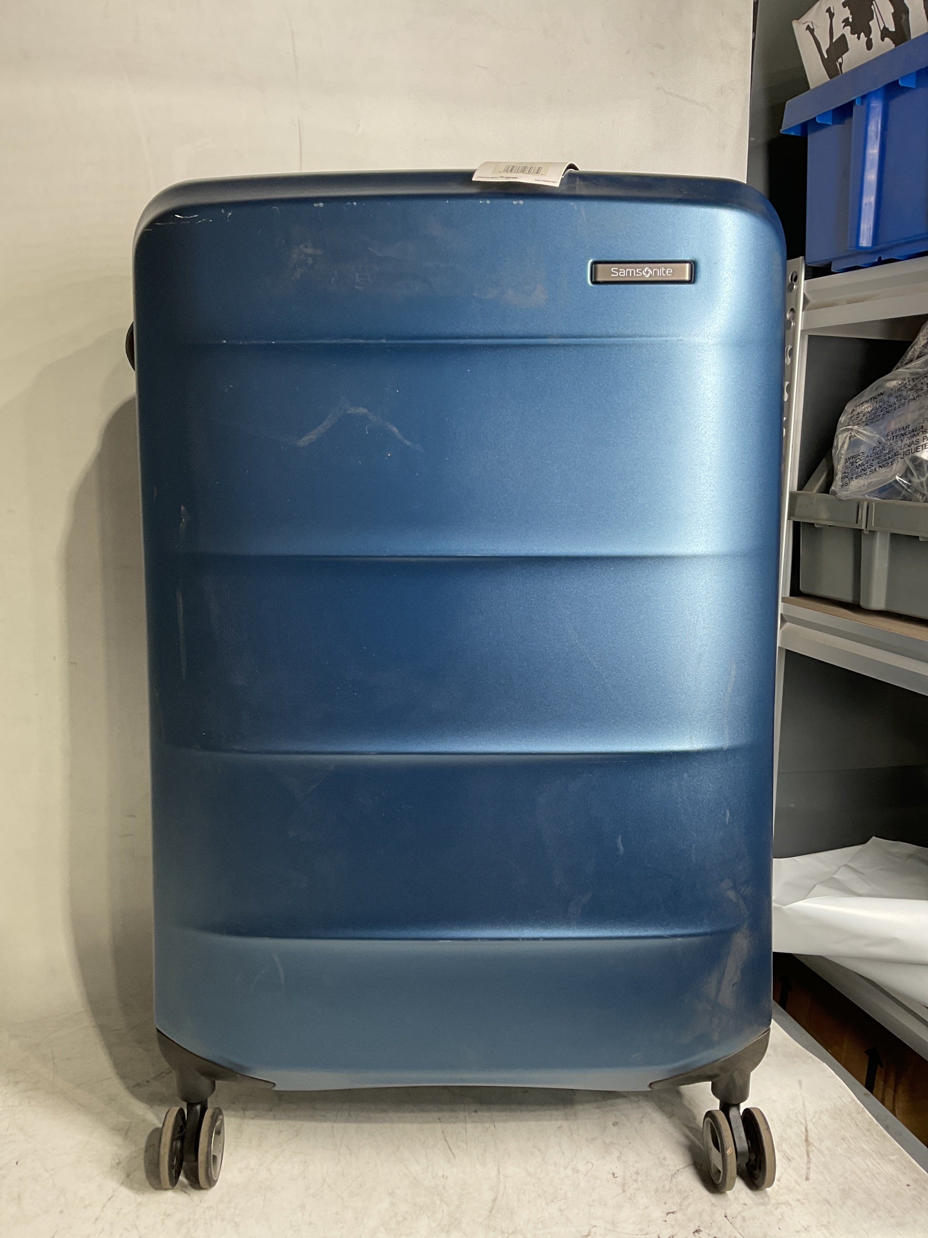 Samsonite Octiv Hardside Spinner ( Blue Denim , Check-Large 28 ) Blue Denim Check Large 28 U2