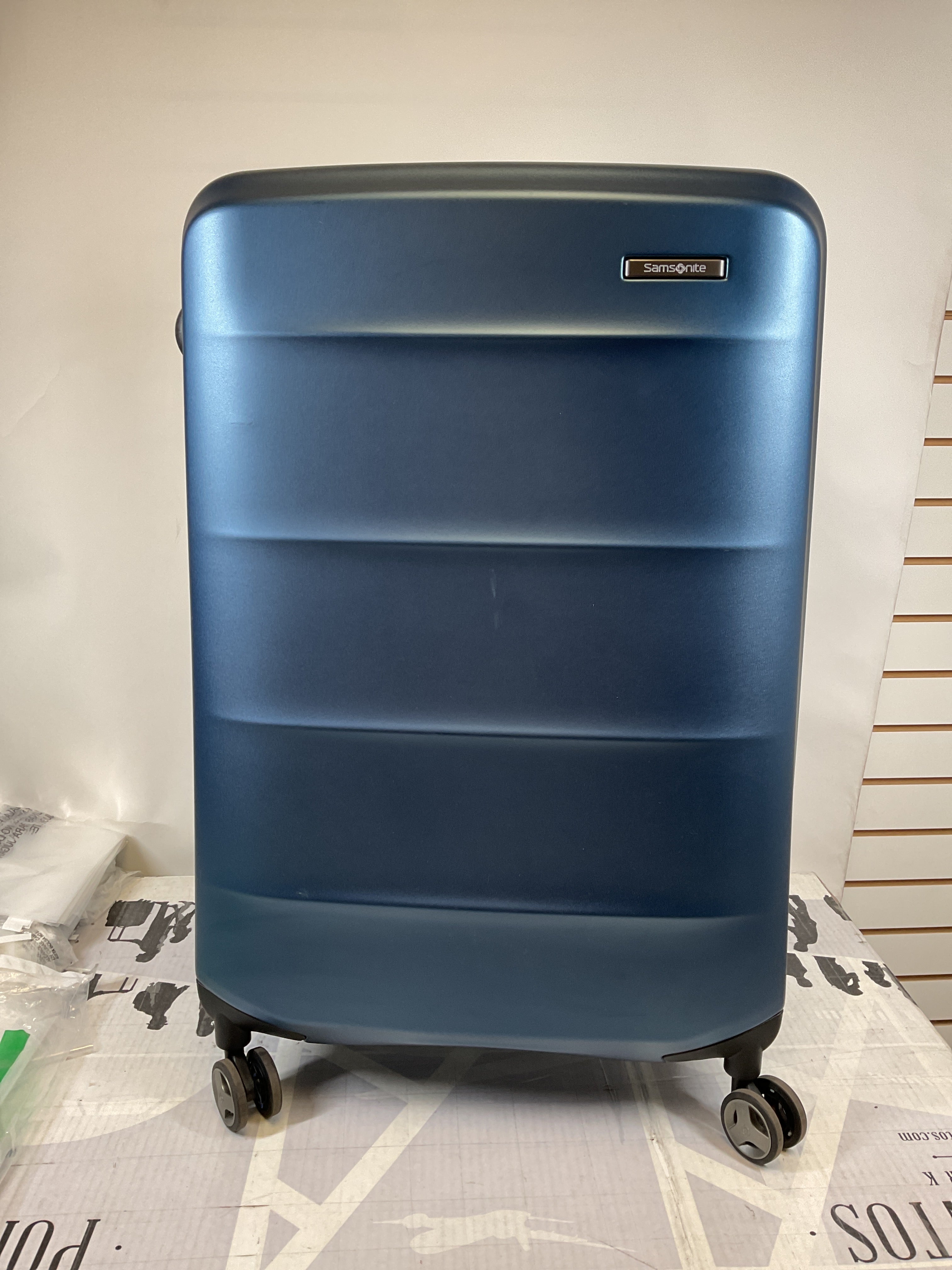 Samsonite Octiv Hardside Spinner ( Blue Denim , Check-Large 28 ) Blue Denim Check Large 28 U21