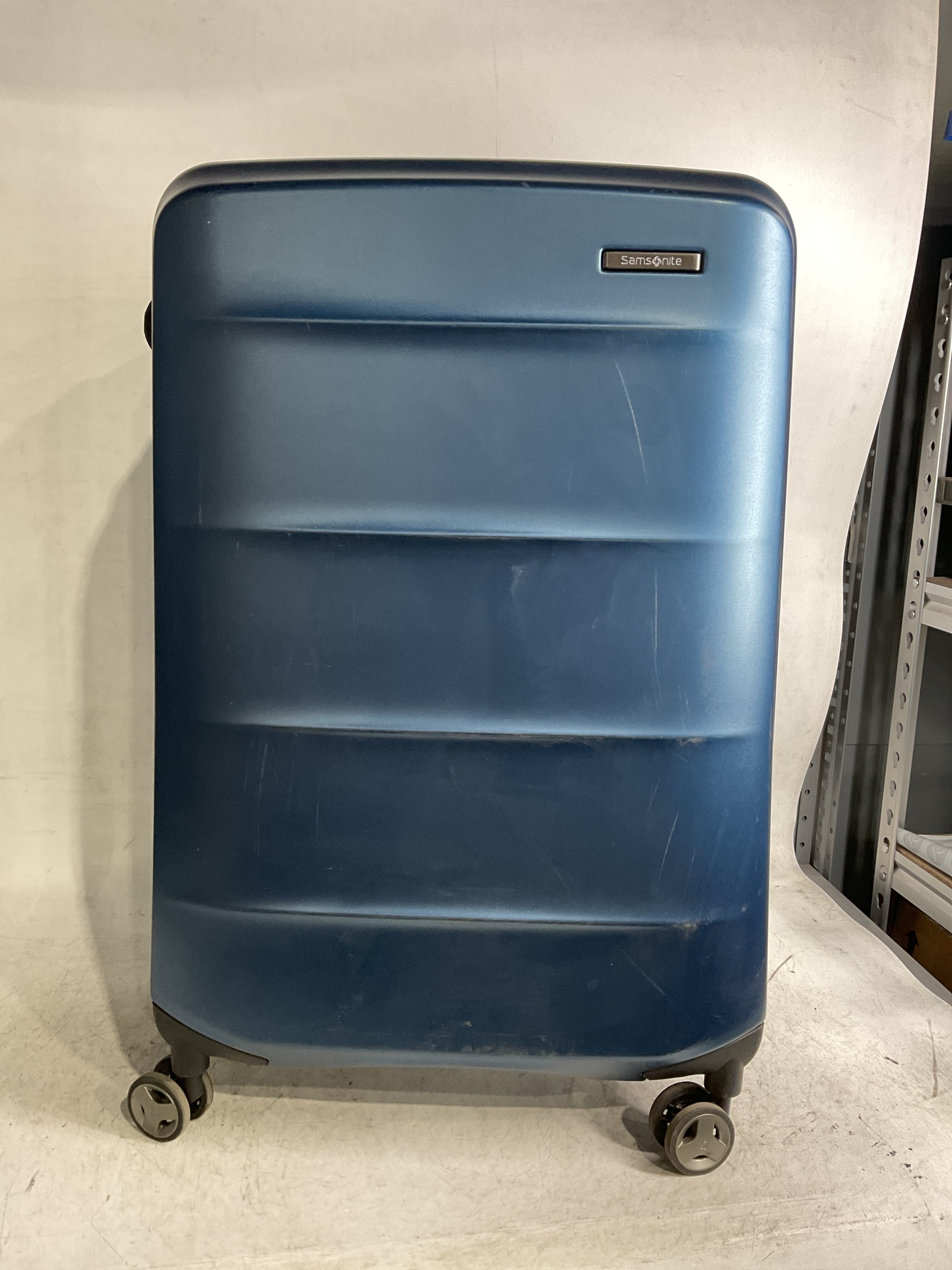 Samsonite Octiv Hardside Spinner ( Blue Denim , Check-Large 28 ) Blue Denim Check Large 28 U3