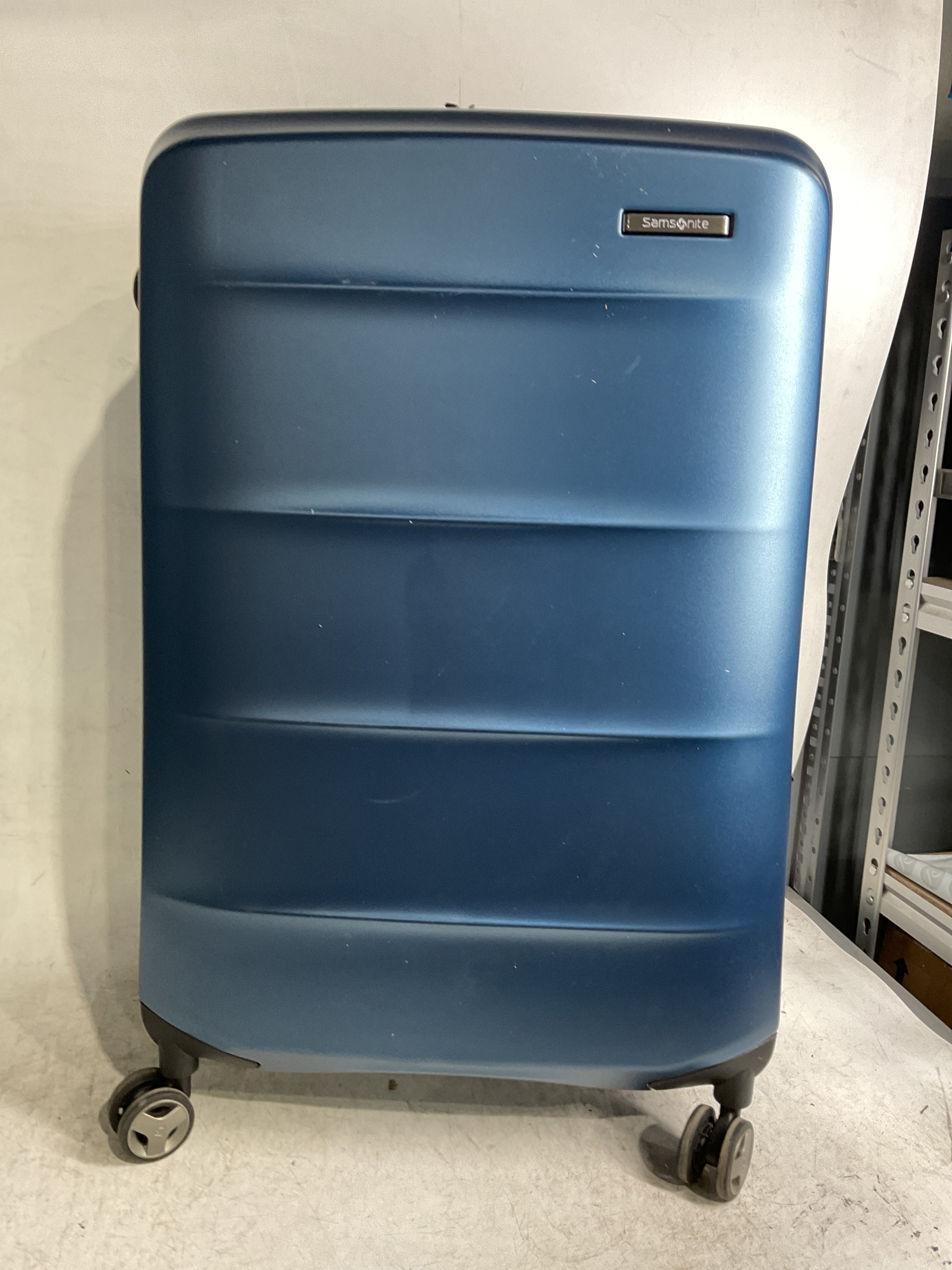 Samsonite Octiv Hardside Spinner ( Blue Denim , Check-Large 28 ) Blue Denim Check Large 28 U6