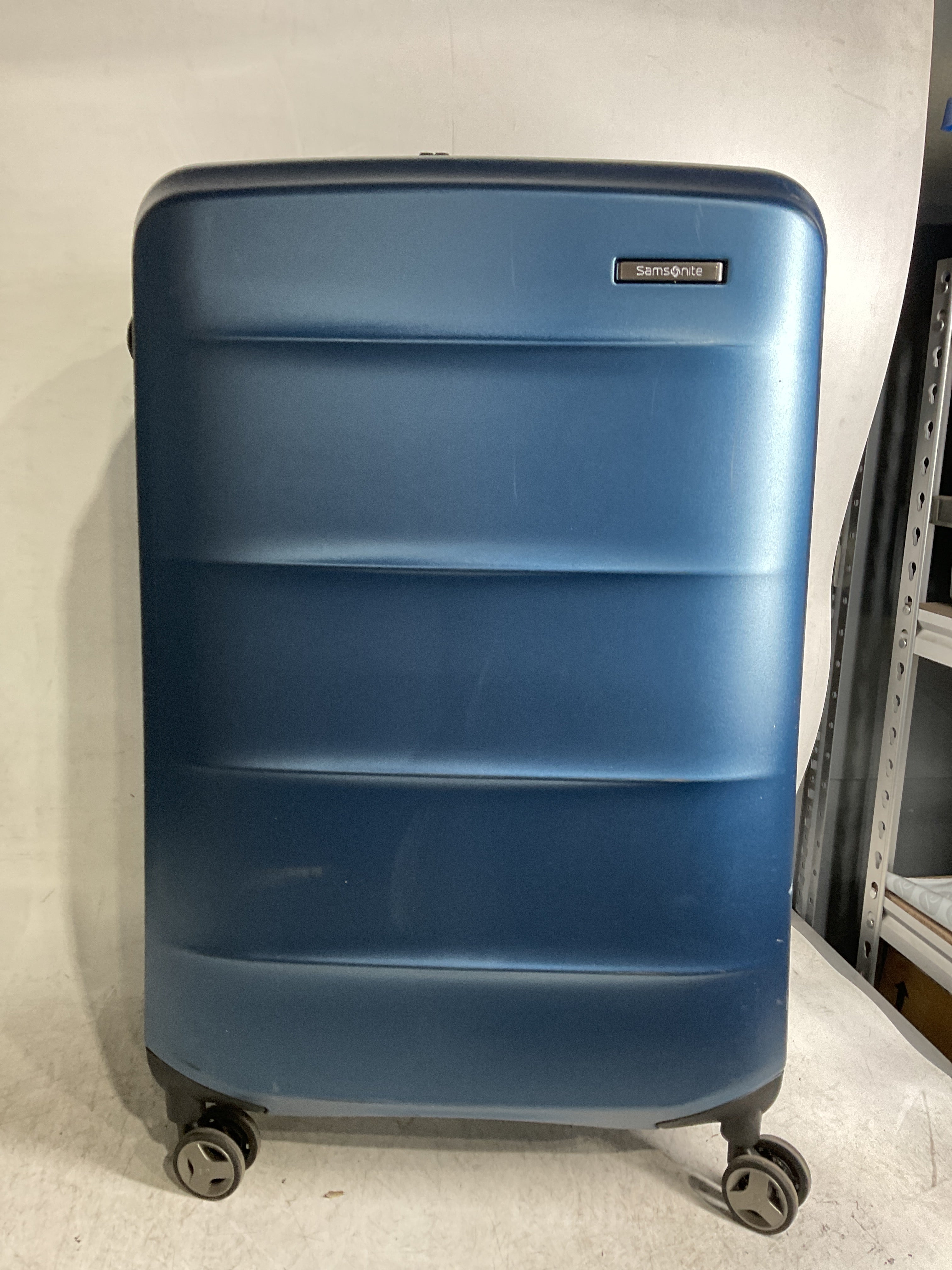 Samsonite Octiv Hardside Spinner ( Blue Denim , Check-Large 28 ) Blue Denim Check Large 28 U7