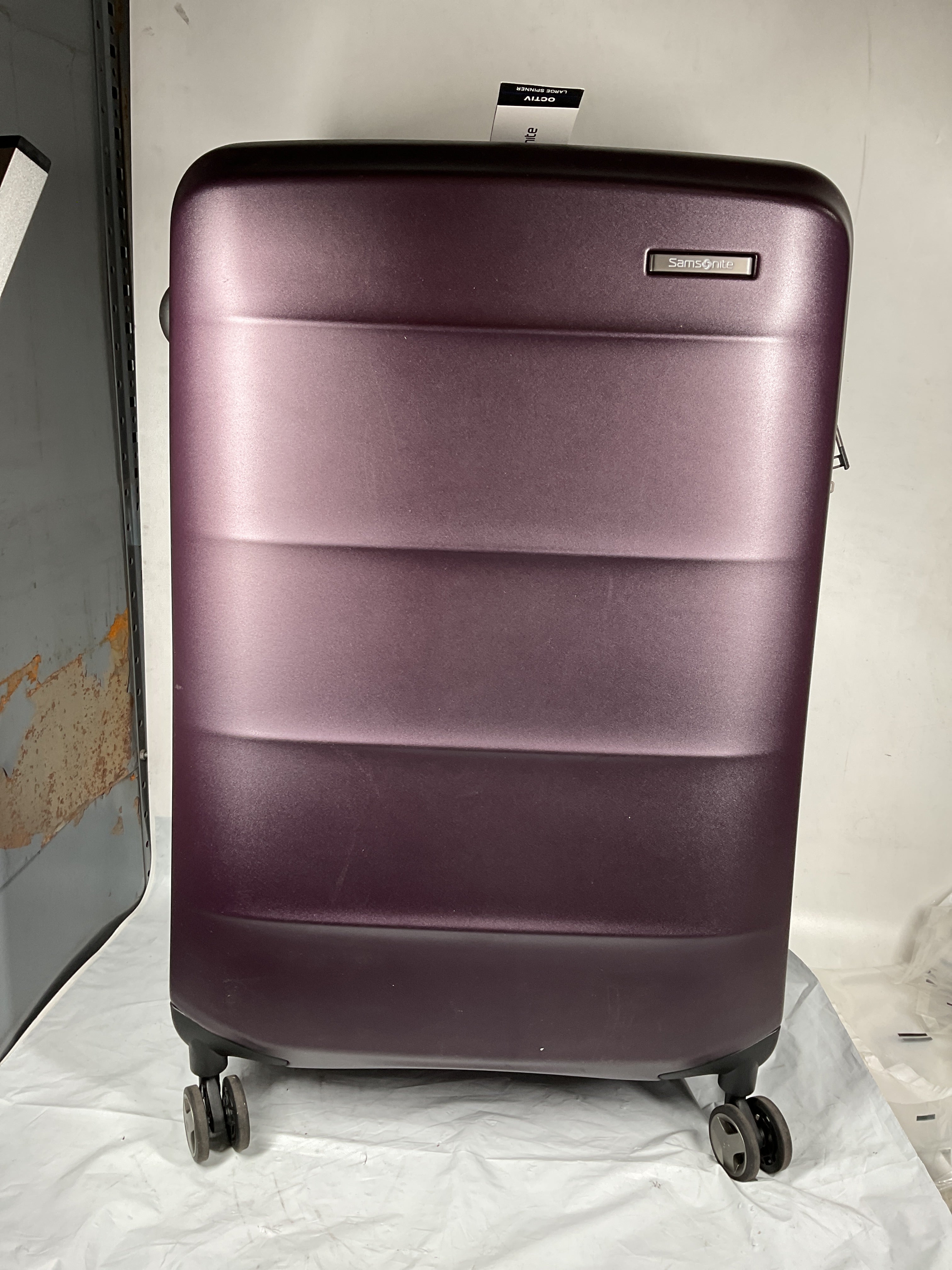 Samsonite Octiv Hardside Spinner ( Amethyst Purple , Check-Large 28 ) Amethyst Purple Check Large 28 U18
