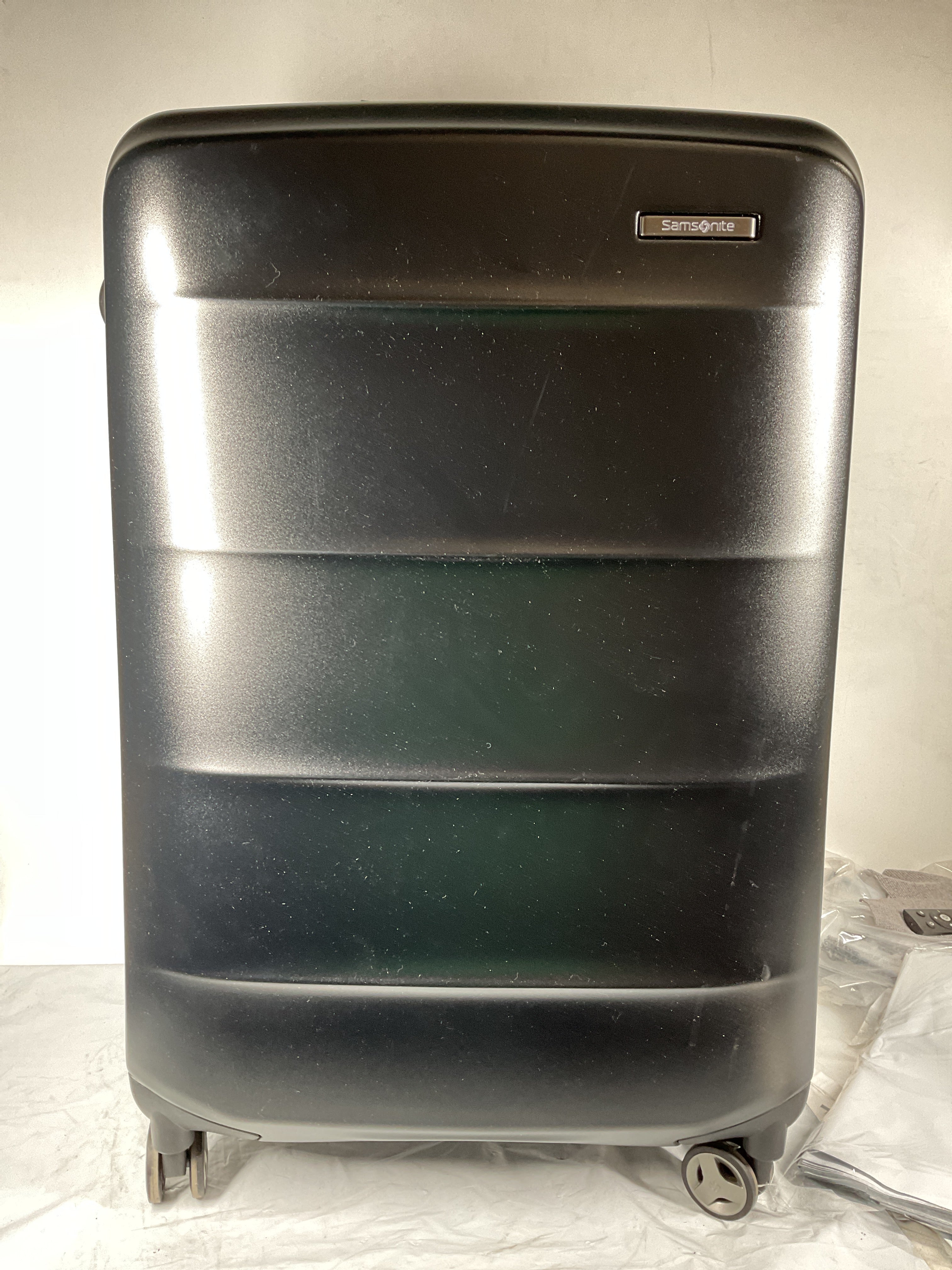 Samsonite Octiv Hardside Spinner ( Stealth Black , Check-Large 28 ) Stealth Black Check Large 28 U12