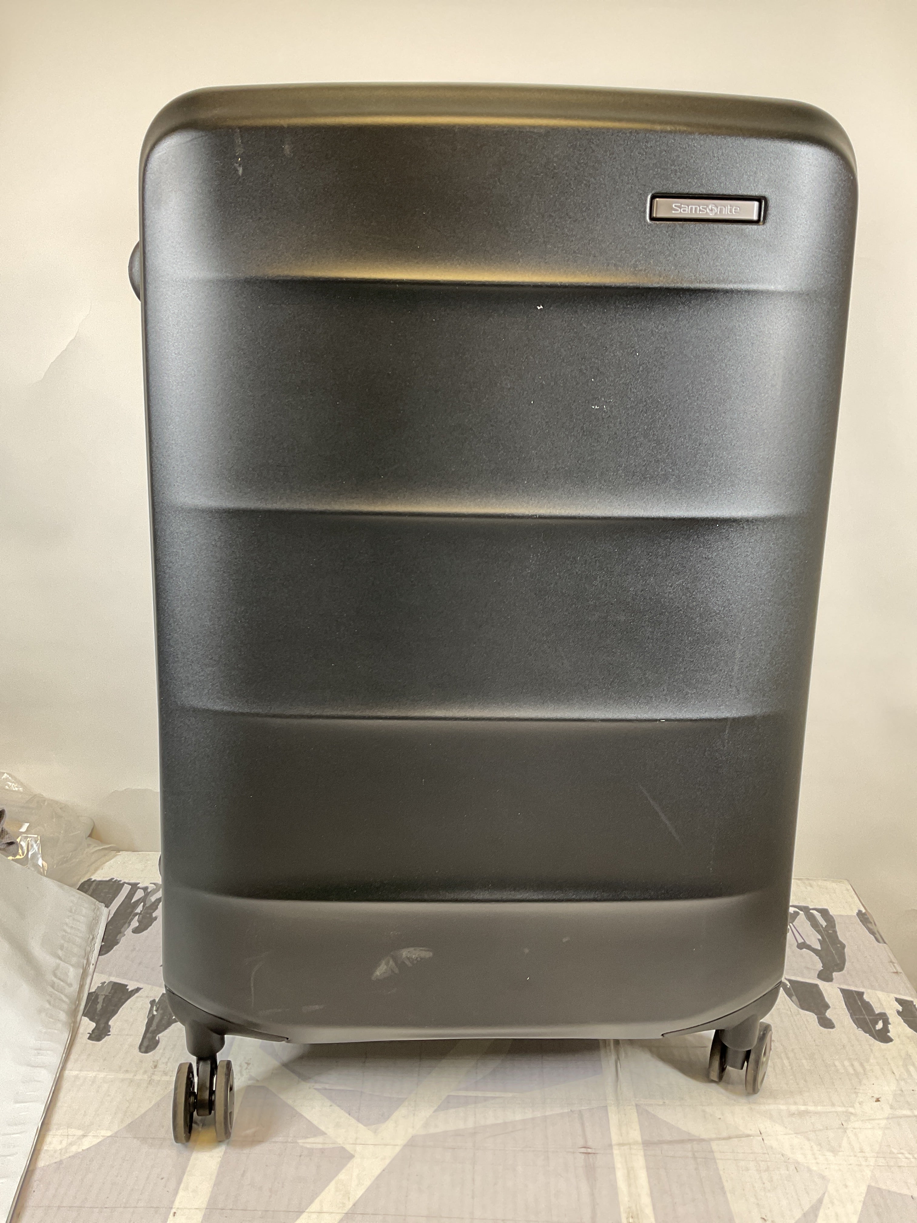 Samsonite Octiv Hardside Spinner ( Stealth Black , Check-Large 28 ) Stealth Black Check Large 28 U16