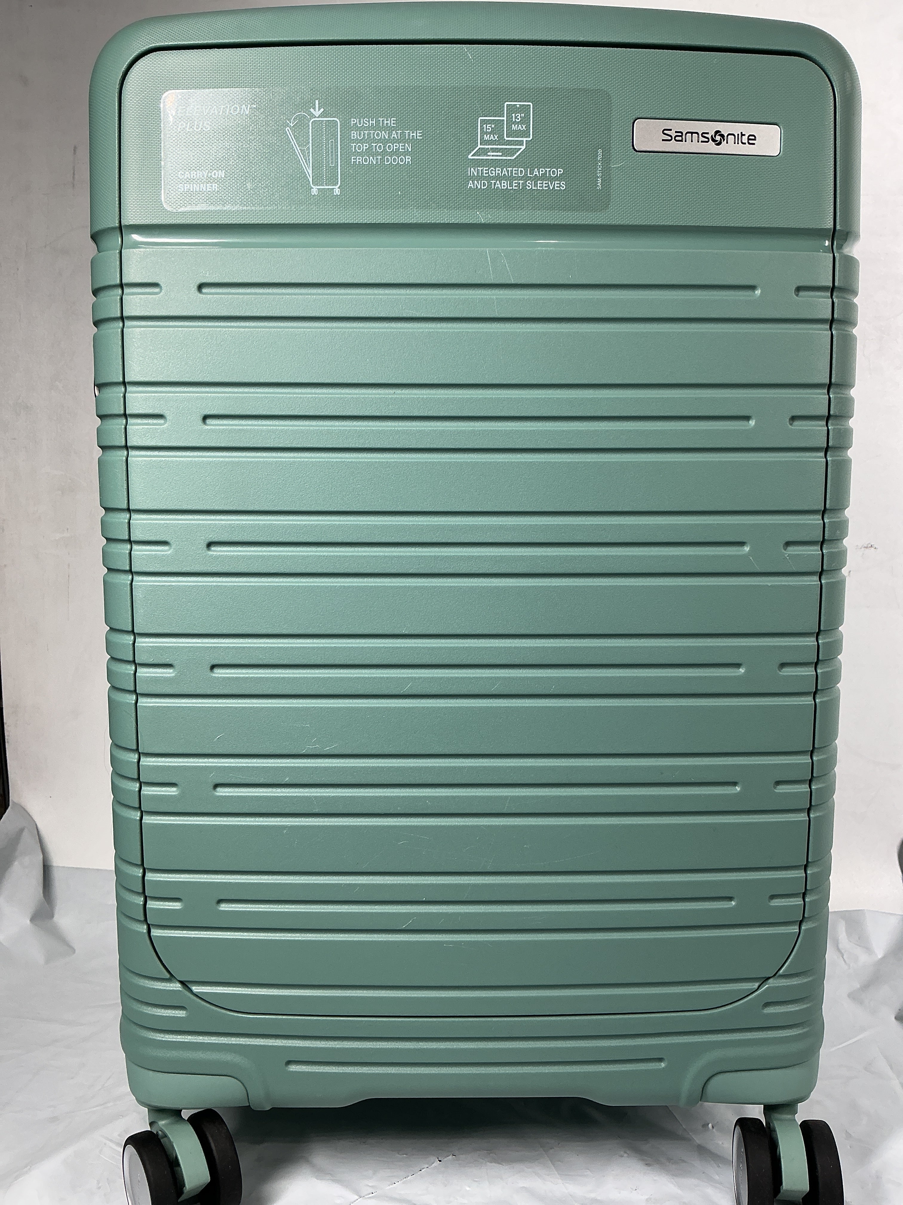 Samsonite Elevation Plus Carry-On Spinner ( Cypress Green , One Size ) Cypress Green One Size U2