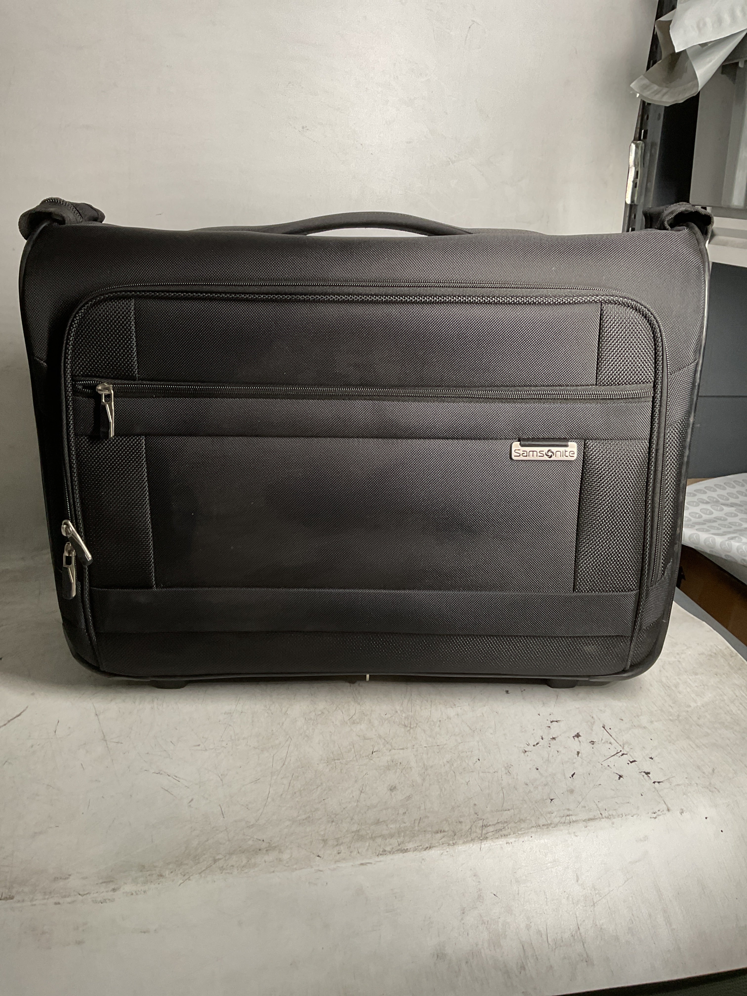 Samsonite Ascella 3.0 Lightweight Softside Luggage Spinner Collection ( Black , 2W Garment Bag ) Black 2 W Garment Bag U2
