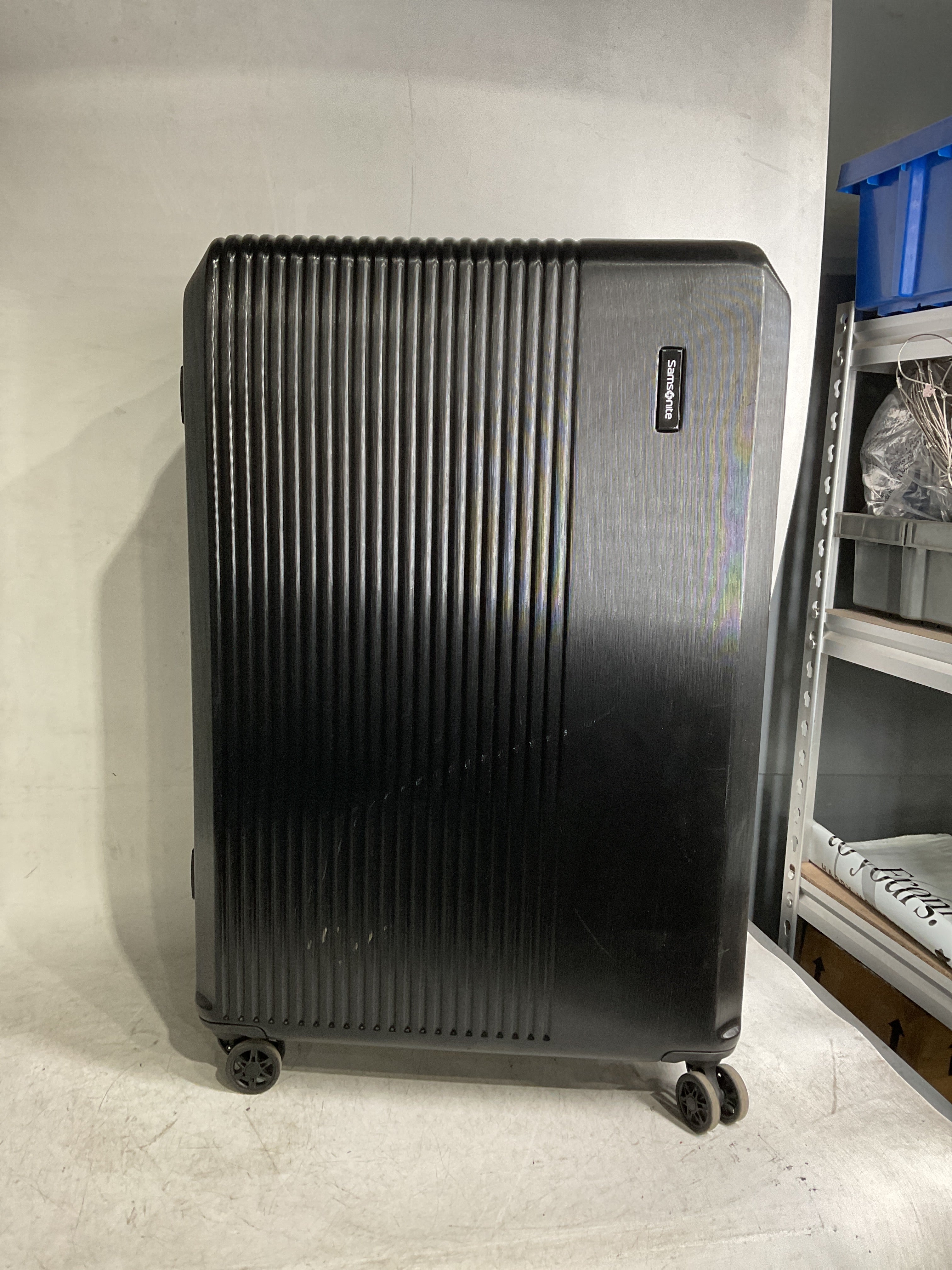 Samsonite Alliance SE Hardside Luggage with Spinner Wheels ( Bass Black , Large Spinner ) Bass Black Large Spinner U1