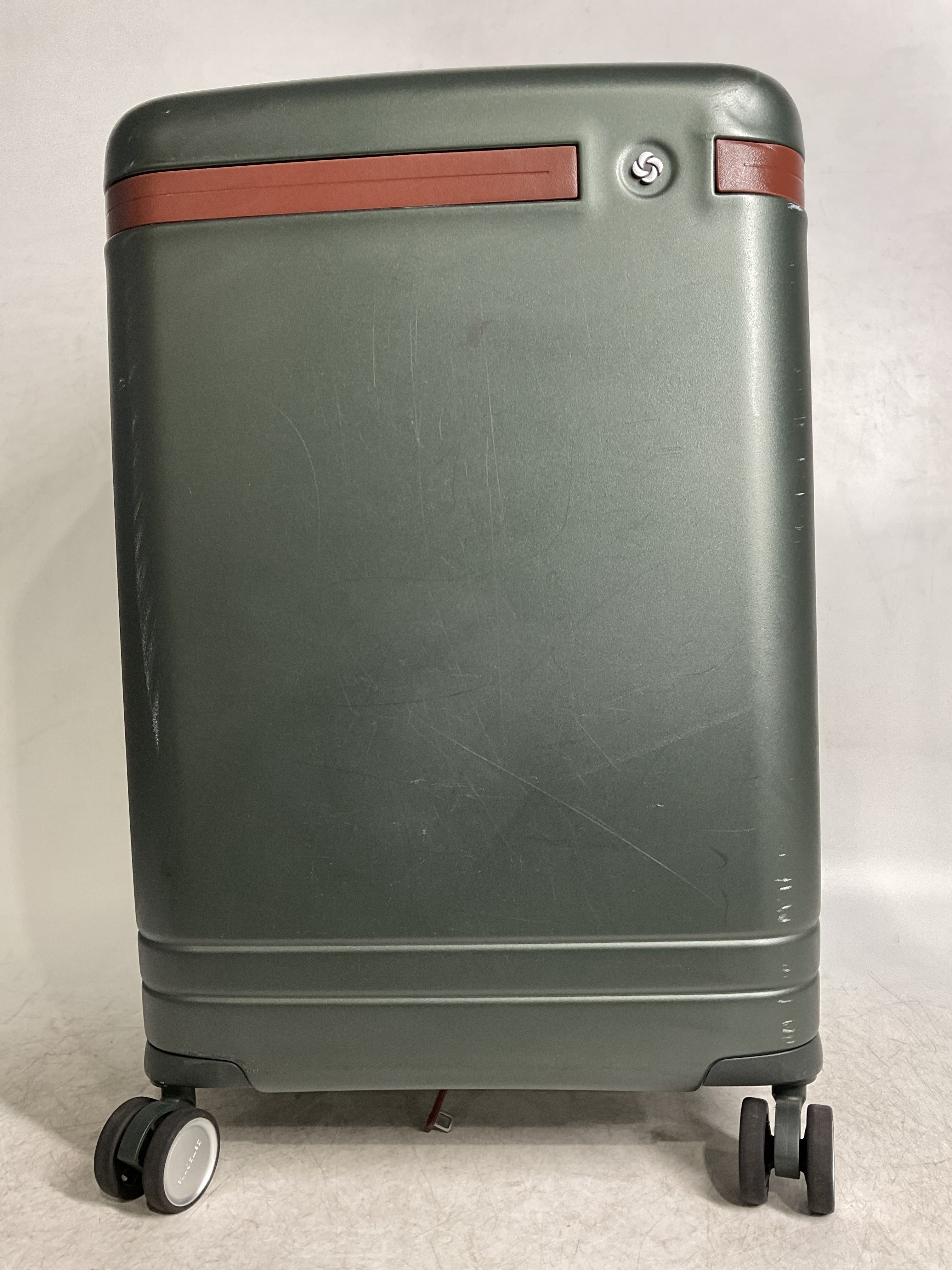 Samsonite Virtuosa Hardside Expandable Luggage with Spinner Wheels ( Pine Green , Carry-On 21-Inch ) Pine Green Carry On 21 Inch U11