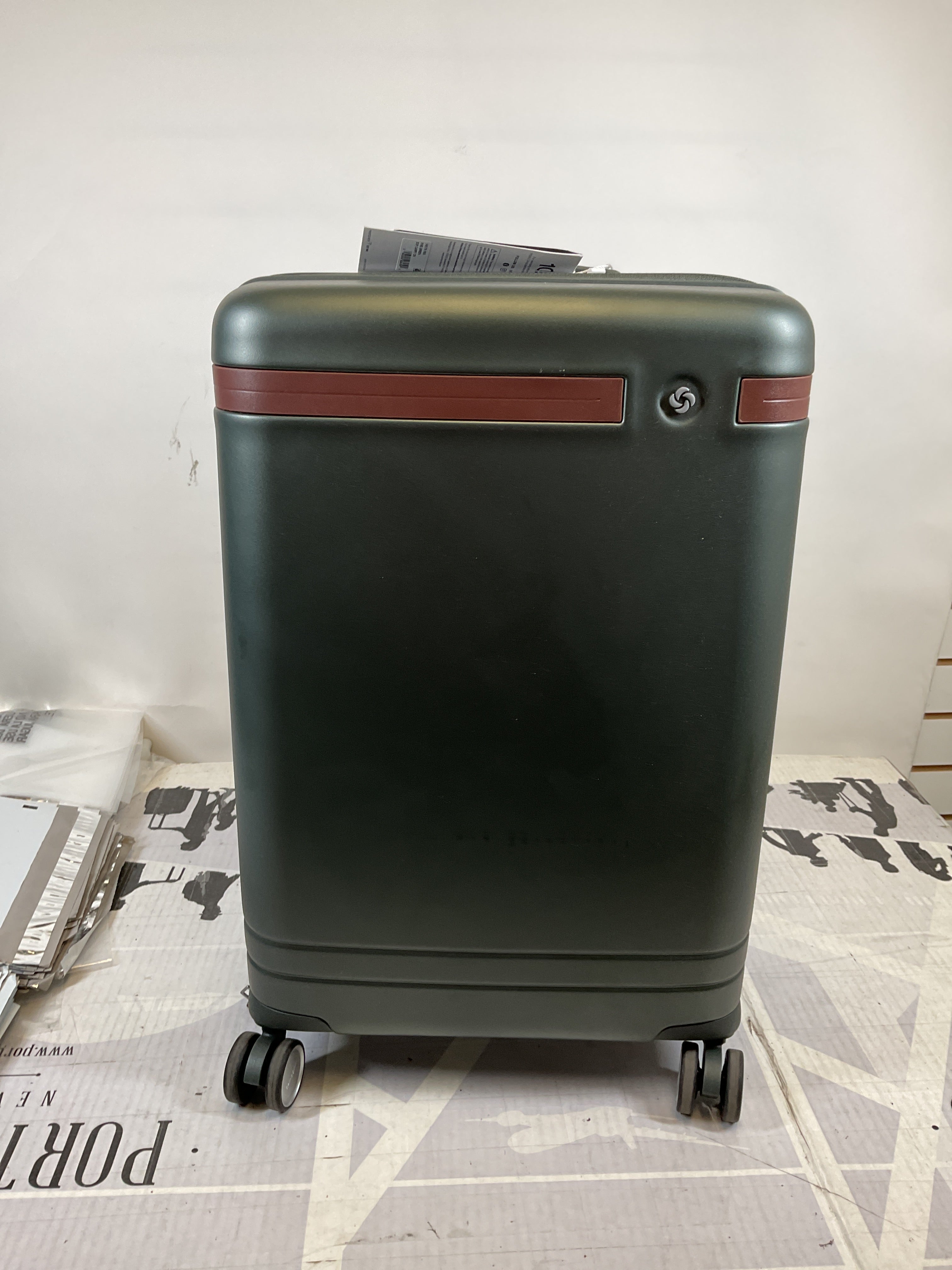 Samsonite Virtuosa Hardside Expandable Luggage with Spinner Wheels ( Pine Green , Carry-On 21-Inch ) Pine Green Carry On 21 Inch U15