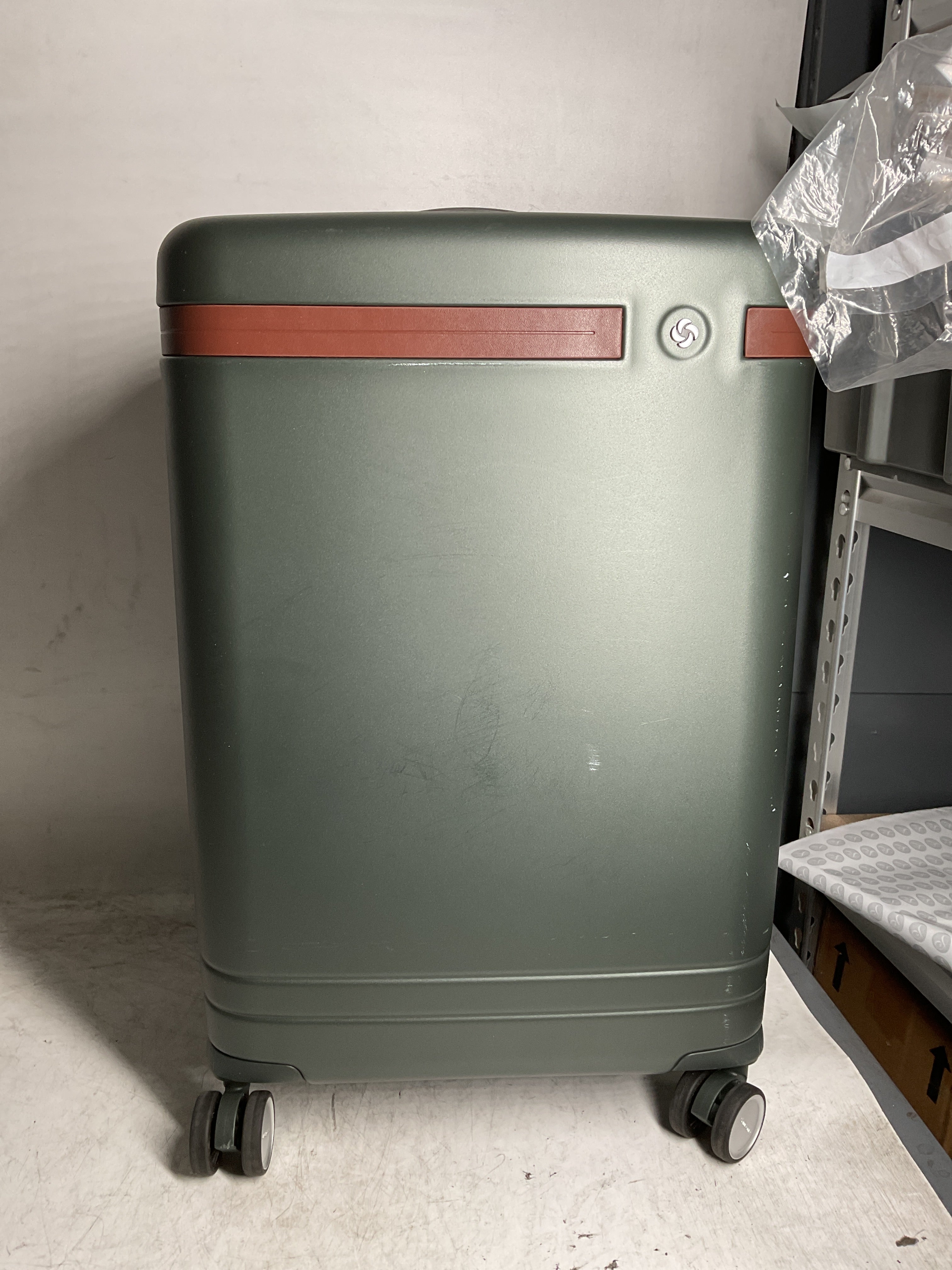 Samsonite Virtuosa Hardside Expandable Luggage with Spinner Wheels ( Pine Green , Carry-On 21-Inch ) Pine Green Carry On 21 Inch U2