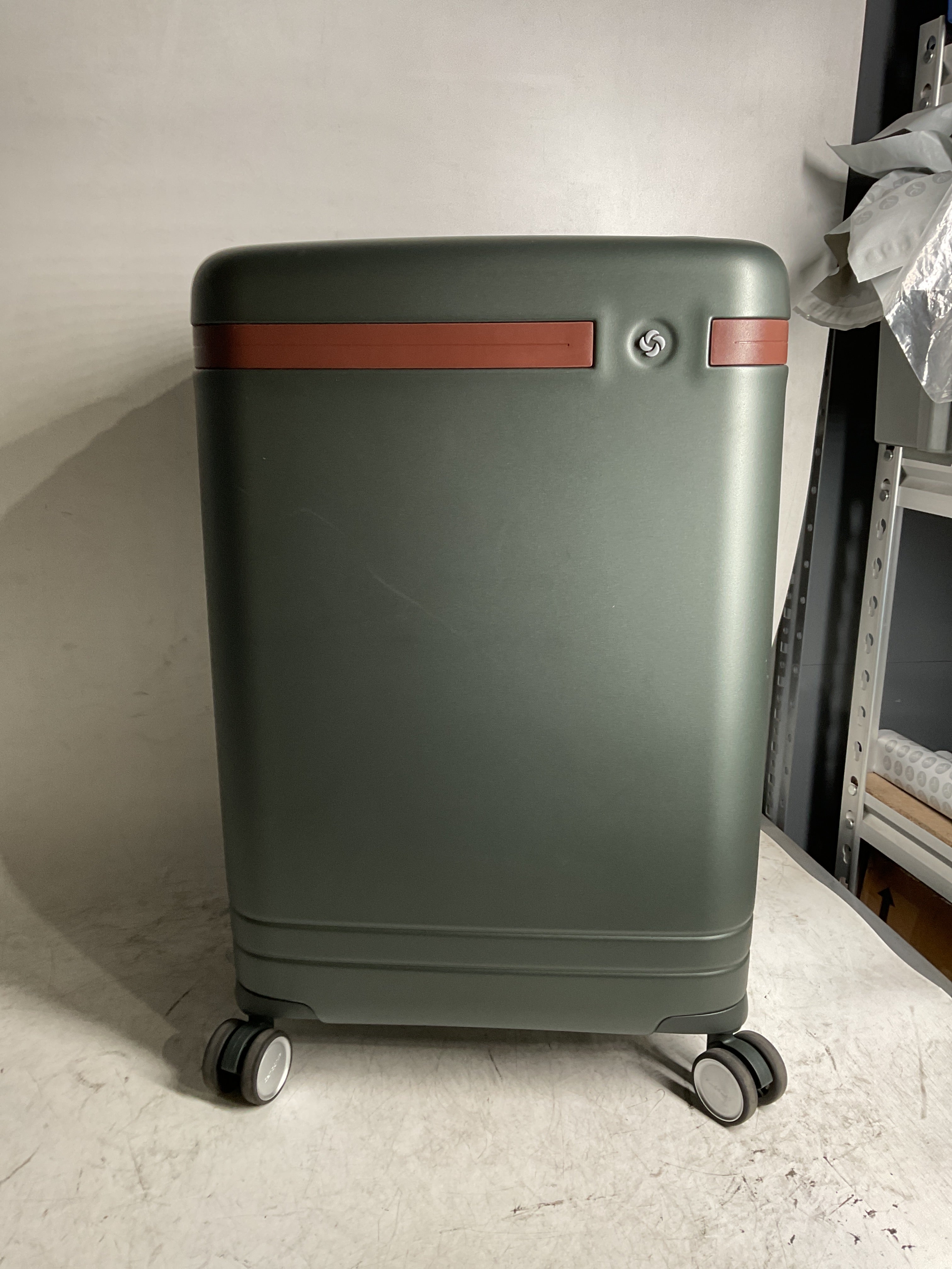 Samsonite Virtuosa Hardside Expandable Luggage with Spinner Wheels ( Pine Green , Carry-On 21-Inch ) Pine Green Carry On 21 Inch U3