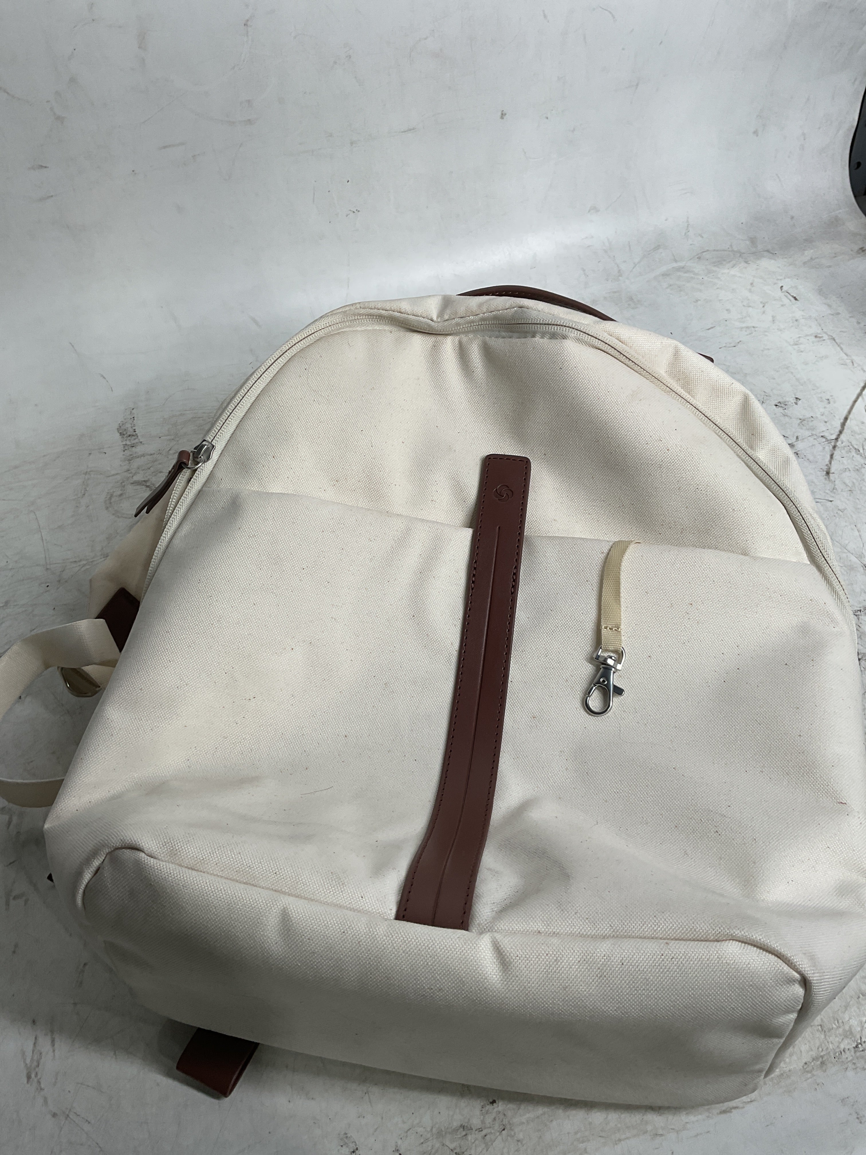 Samsonite Virtuosa Carry-On Travel Backpack with Padded Laptop Sleeve ( Off-white , One Size ) Off-white One Size U1