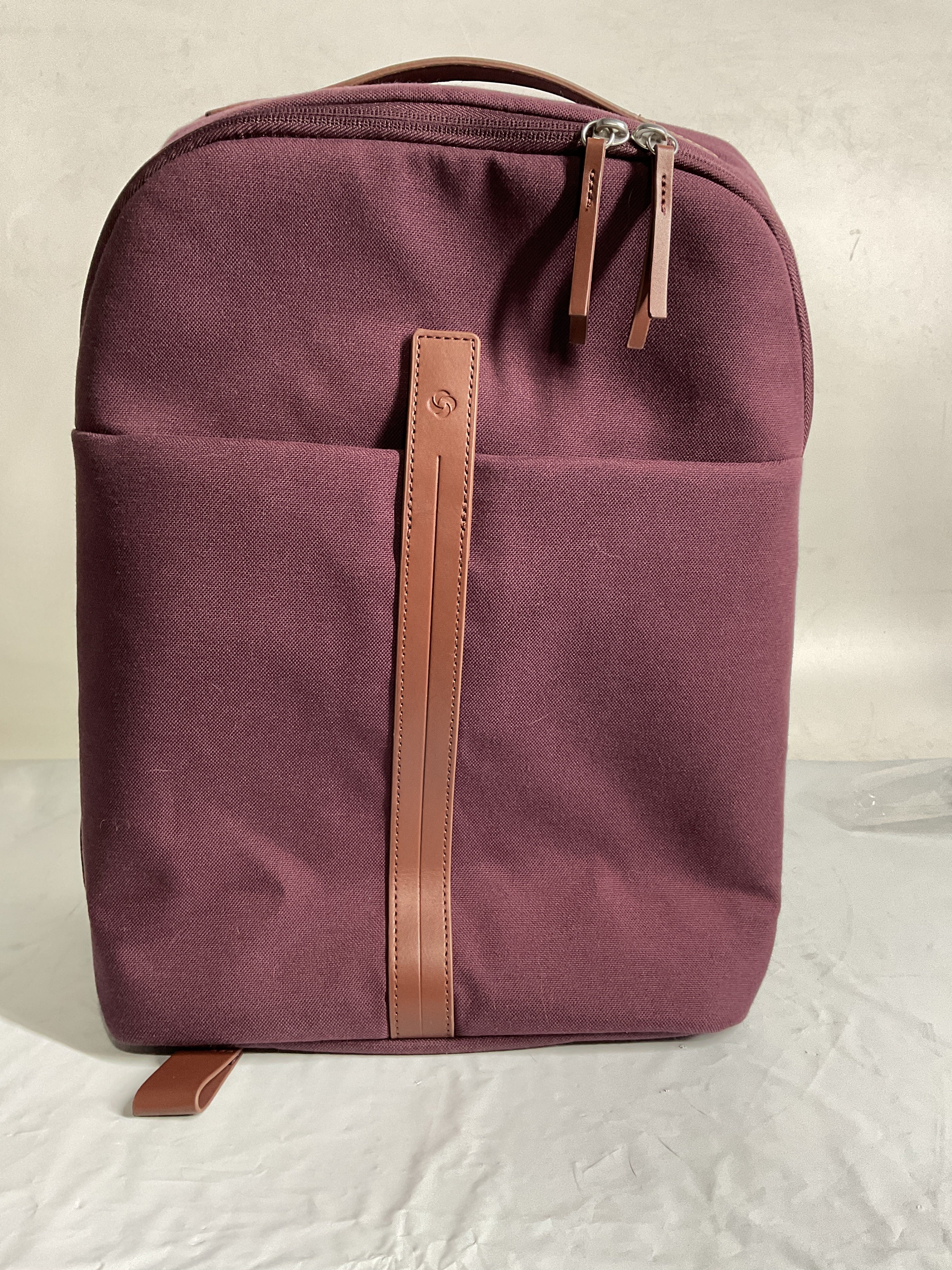 Samsonite Virtuosa Carry-On Travel Backpack with Padded Laptop Sleeve ( Merlot , One Size ) Merlot One Size U3