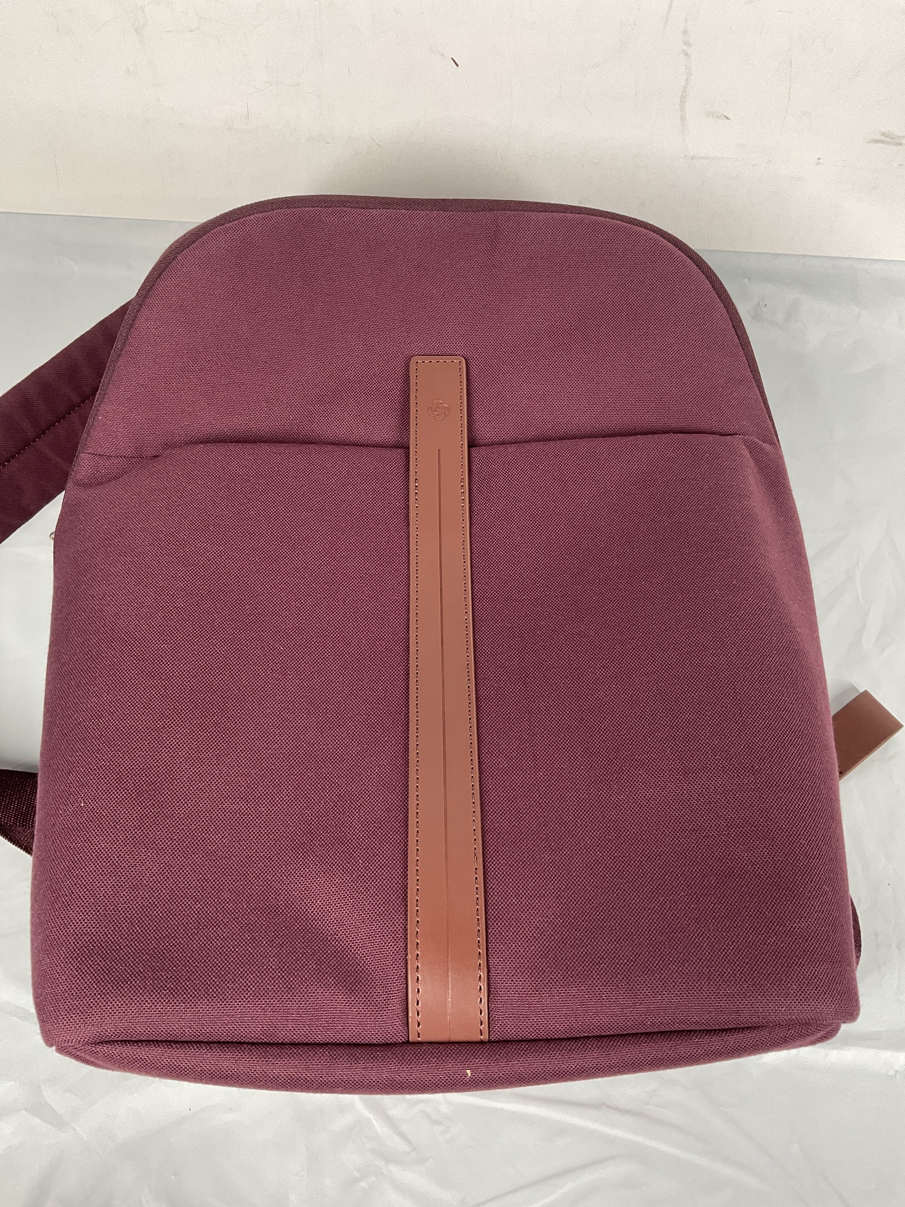 Samsonite Virtuosa Carry-On Travel Backpack with Padded Laptop Sleeve ( Merlot , One Size ) Merlot One Size U4