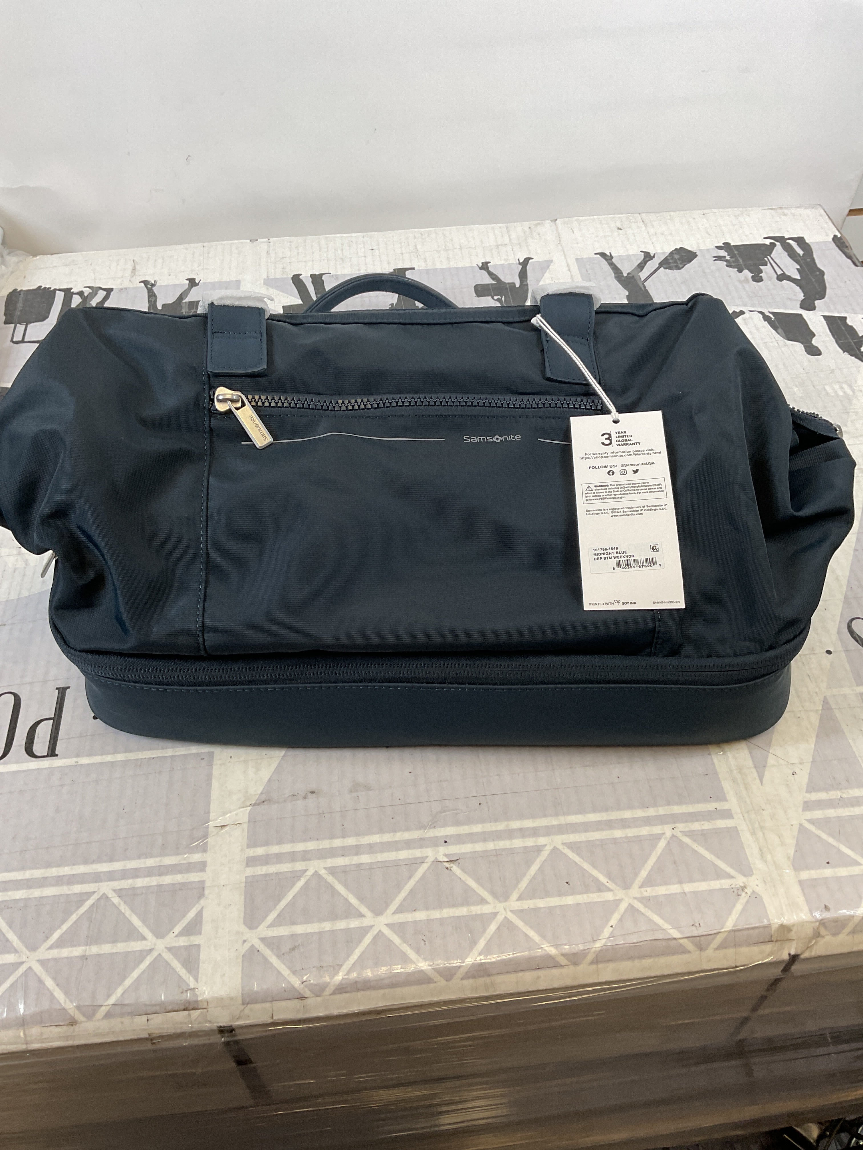 Samsonite Better Than Basic Drop Bottom Weekender ( Midnight Blue , One Size ) Midnight Blue One Size U1
