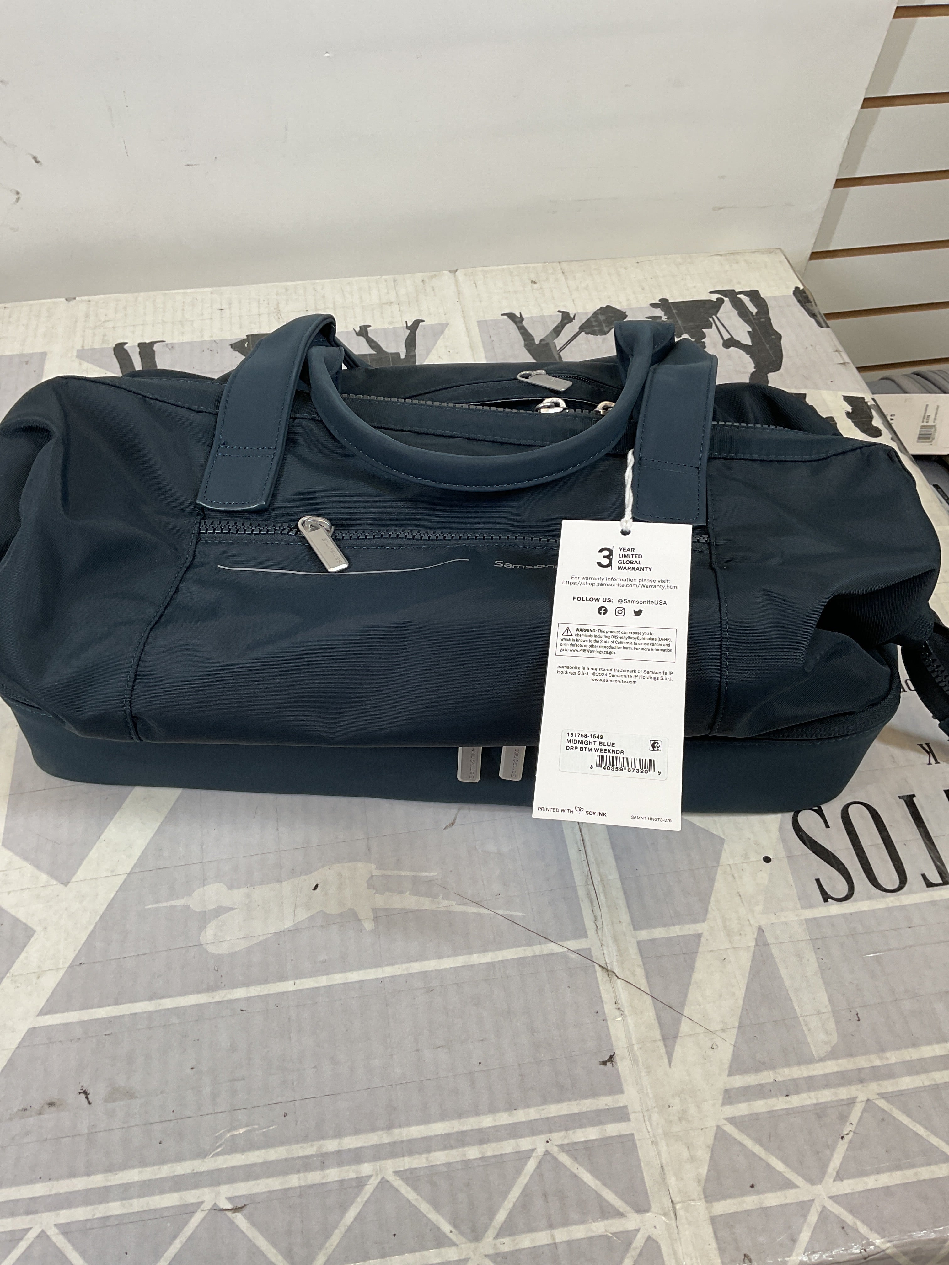 Samsonite Better Than Basic Drop Bottom Weekender ( Midnight Blue , One Size ) Midnight Blue One Size U4
