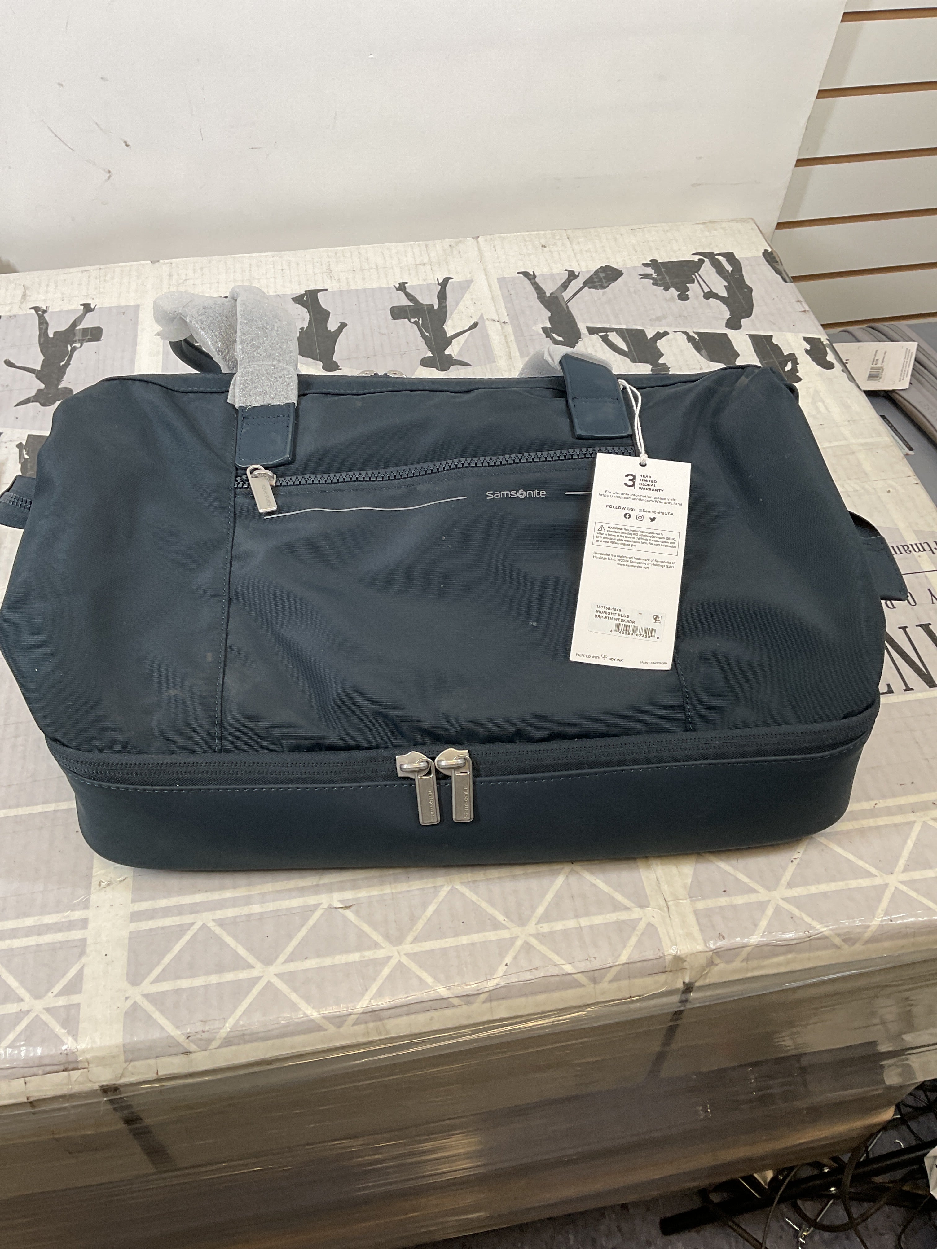 Samsonite Better Than Basic Drop Bottom Weekender ( Midnight Blue , One Size ) Midnight Blue One Size U5