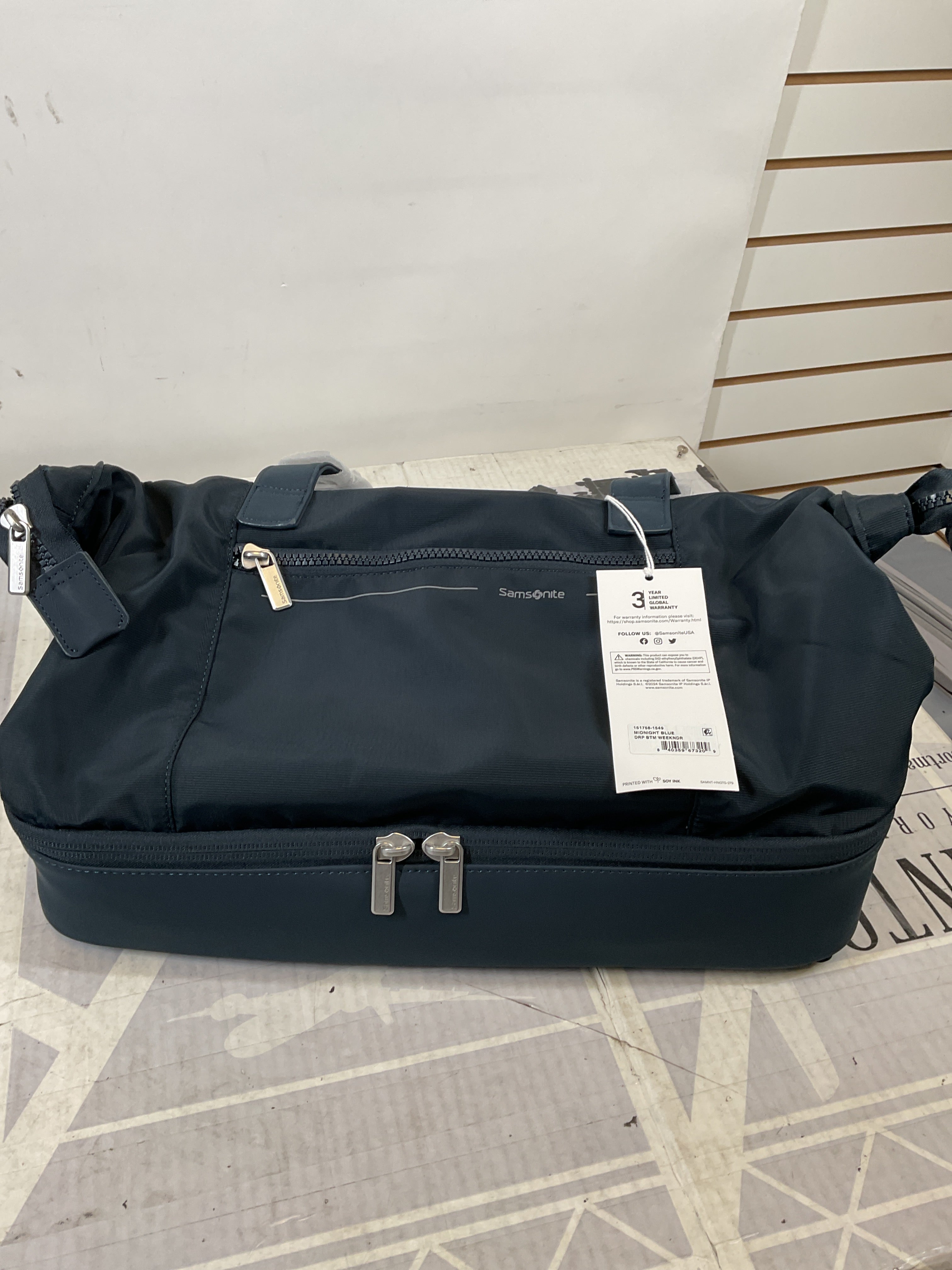 Samsonite Better Than Basic Drop Bottom Weekender ( Midnight Blue , One Size ) Midnight Blue One Size U7