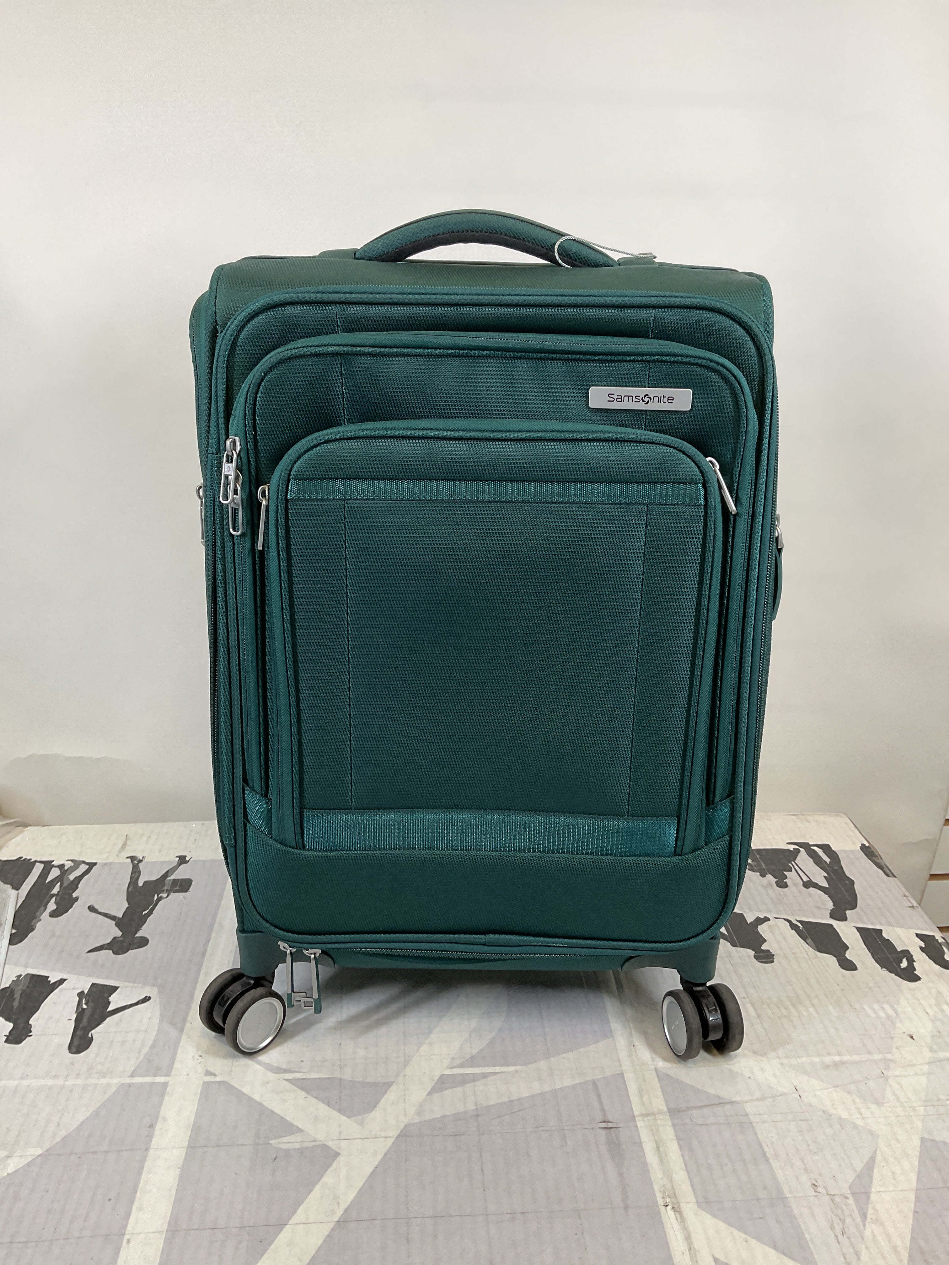 Samsonite UpLIFT Lightweight Softside Expandable Luggage ( Emerald Green , Carry-On ) Emerald Green Carry On U4