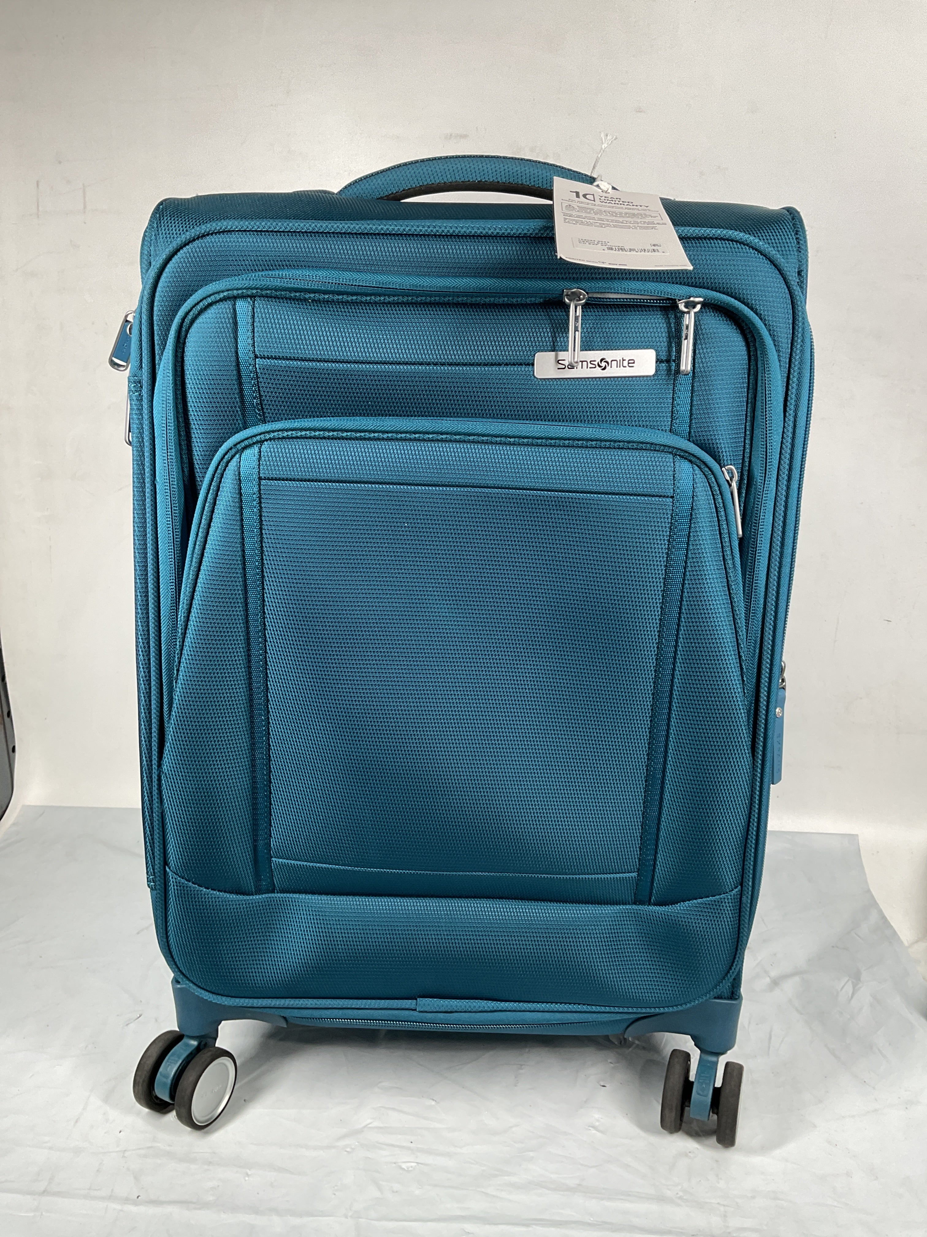 Samsonite UpLIFT Lightweight Softside Expandable Luggage ( Cerulean Blue , Carry-On ) Cerulean Blue Carry On U5